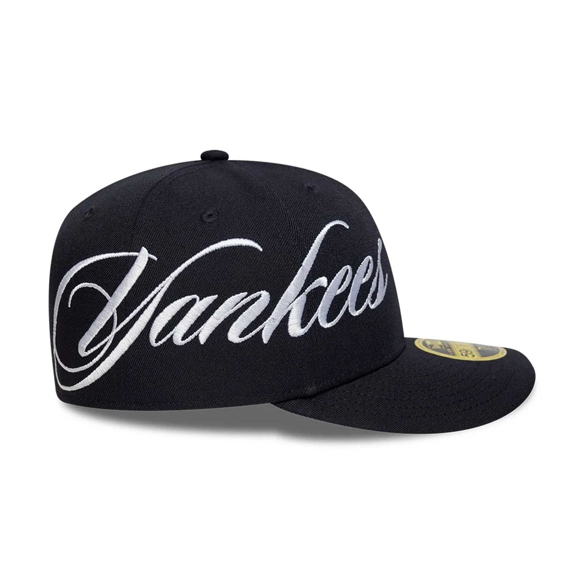 New York Yankees MLB Side Script Navy Low Profile 59FIFTY Fitted Cap - Image 5