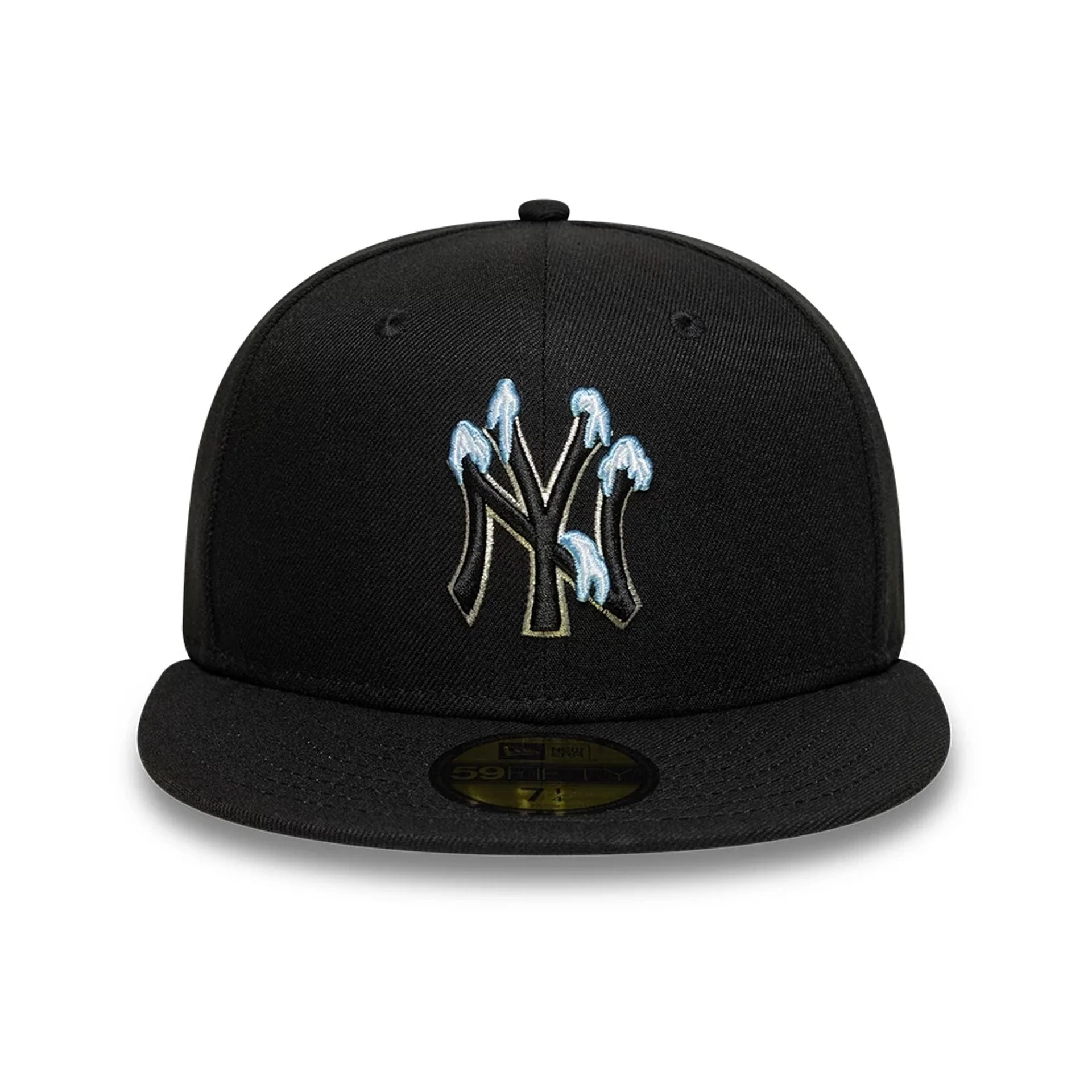 New York Yankees MLB Snow Icon Black 59FIFTY Fitted Cap - Image 3