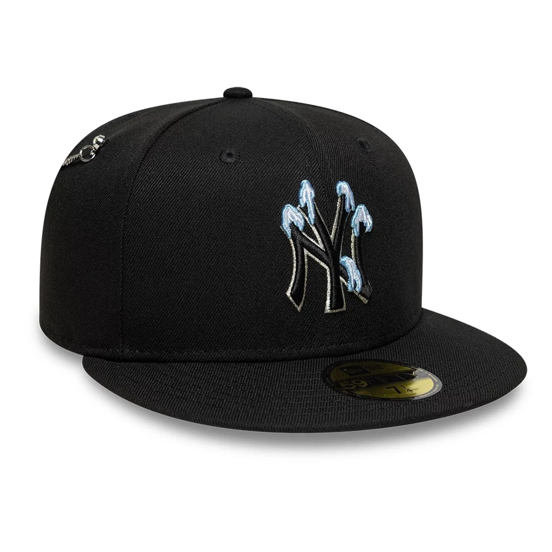 New York Yankees MLB Snow Icon Black 59FIFTY Fitted Cap - Image 4