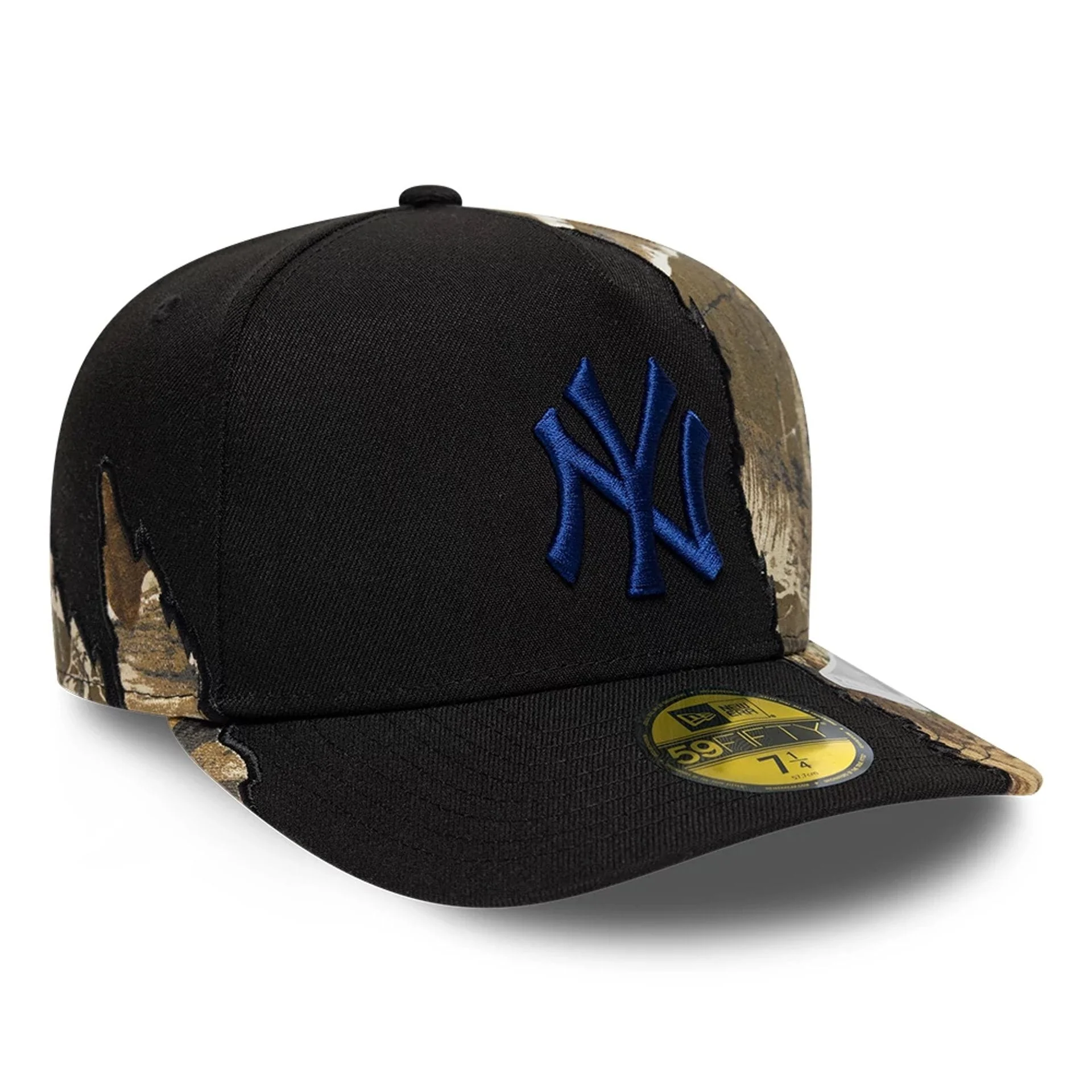 New York Yankees MLB Split Realtree Black 59FIFTY A-Frame Fitted Cap - Image 3