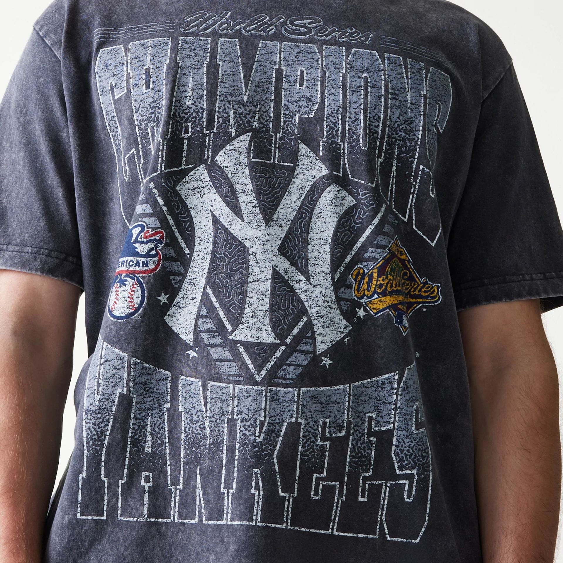 New York Yankees MLB Sport Classic Navy T-Shirt - Image 3