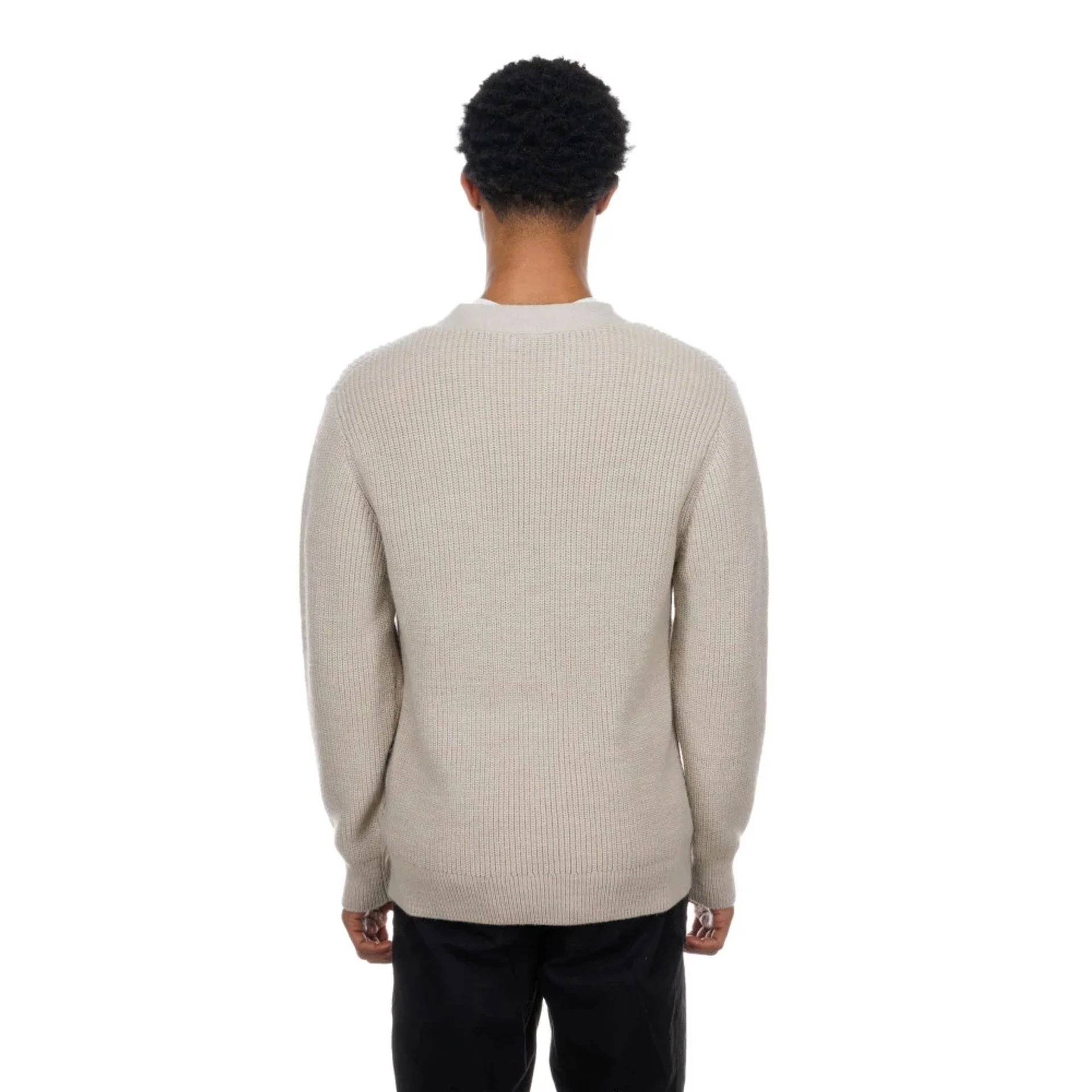 New York Yankees MLB Throwback Prep Light Beige Cardigan - Image 2