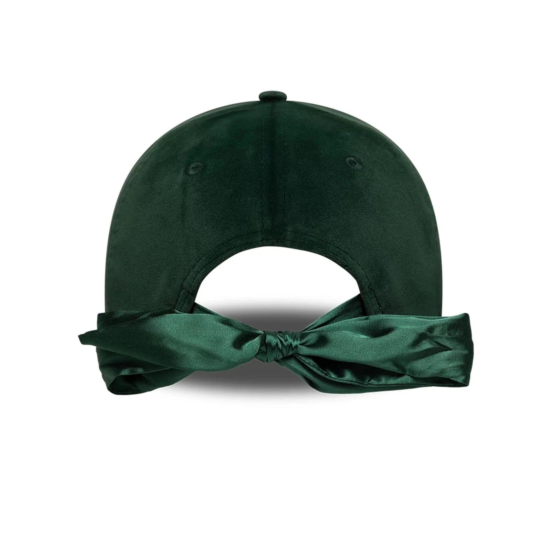 New York Yankees MLB Velour Dark Green 9TWENTY Bow Back Adjustable Cap - Image 2