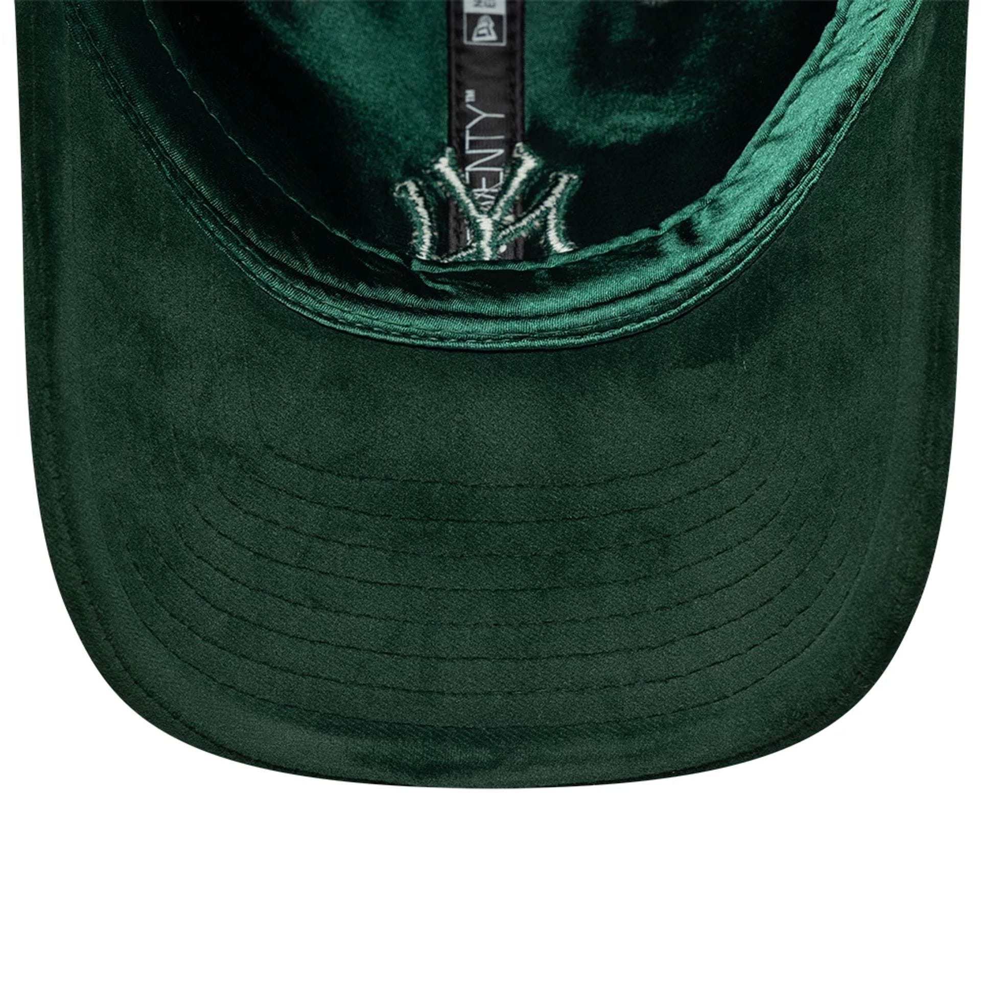 New York Yankees MLB Velour Dark Green 9TWENTY Bow Back Adjustable Cap - Image 7
