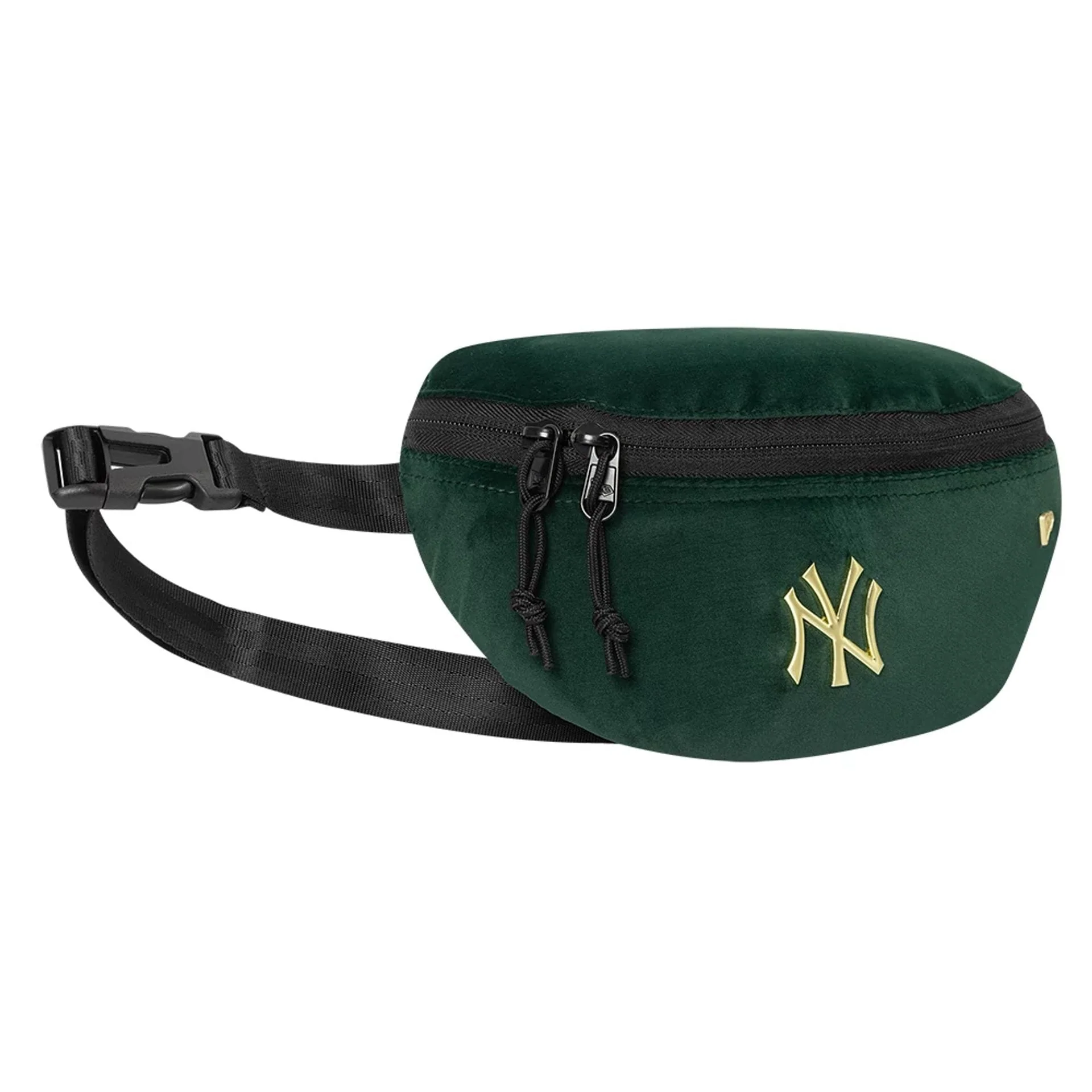 New York Yankees MLB Velour Pin Dark Green Waist Bag - Image 2