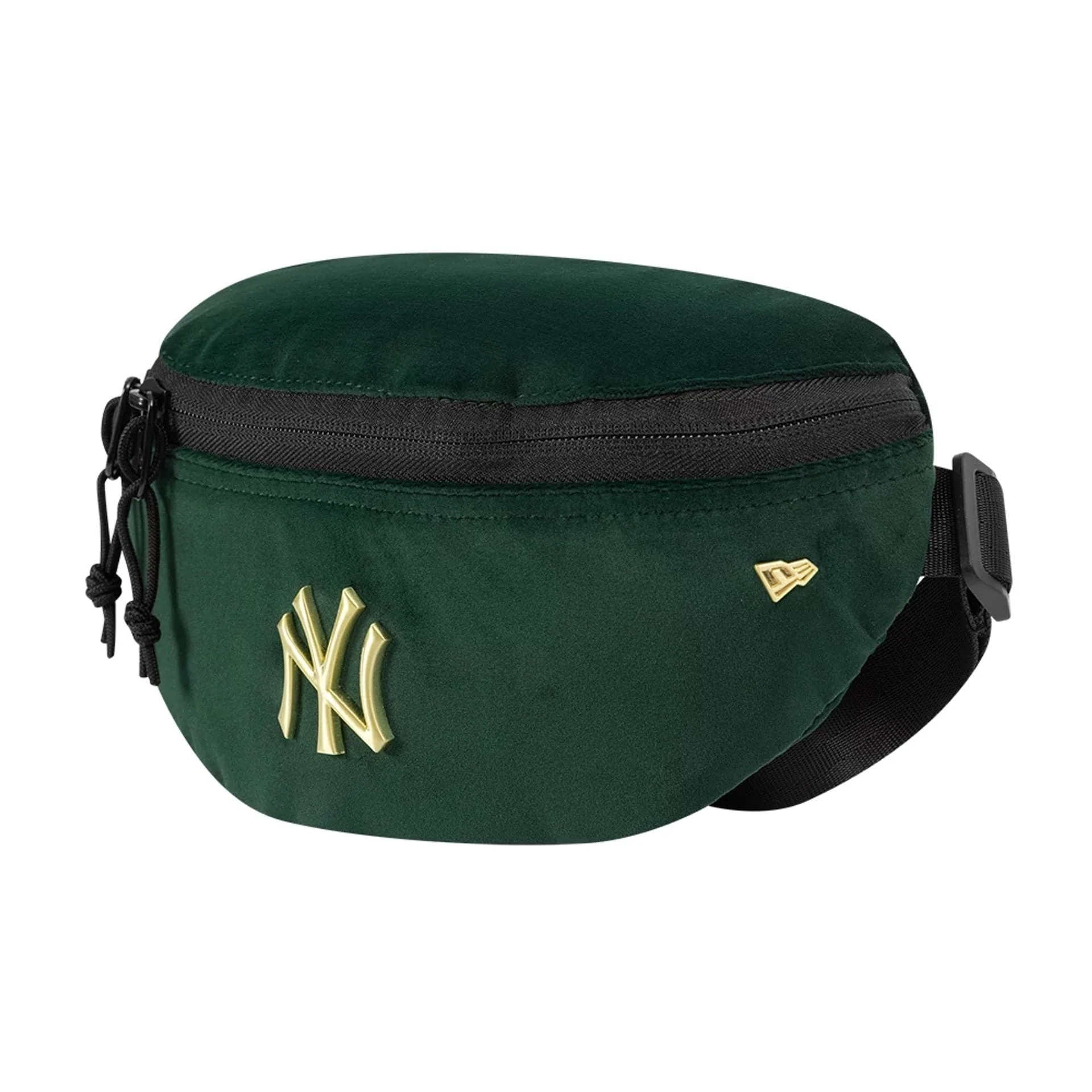 New York Yankees MLB Velour Pin Dark Green Waist Bag - Image 3