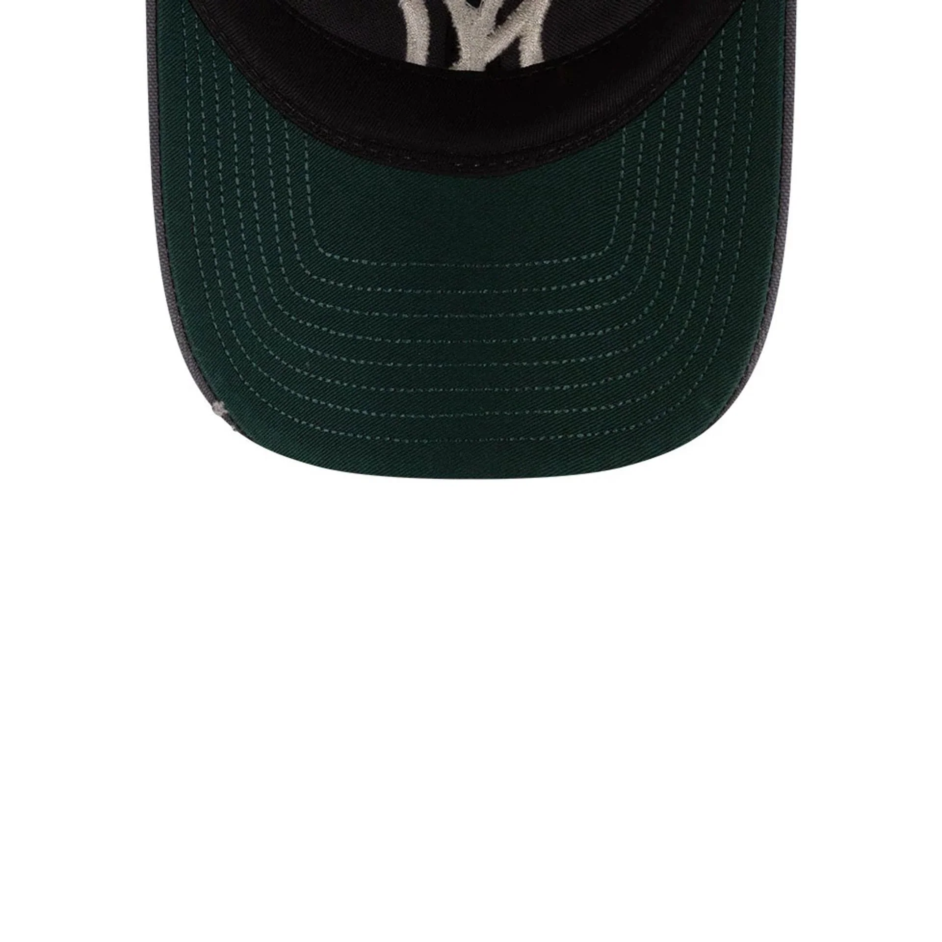 New York Yankees MLB Visor Logo Dark Grey 9TWENTY Adjustable Cap - Image 7