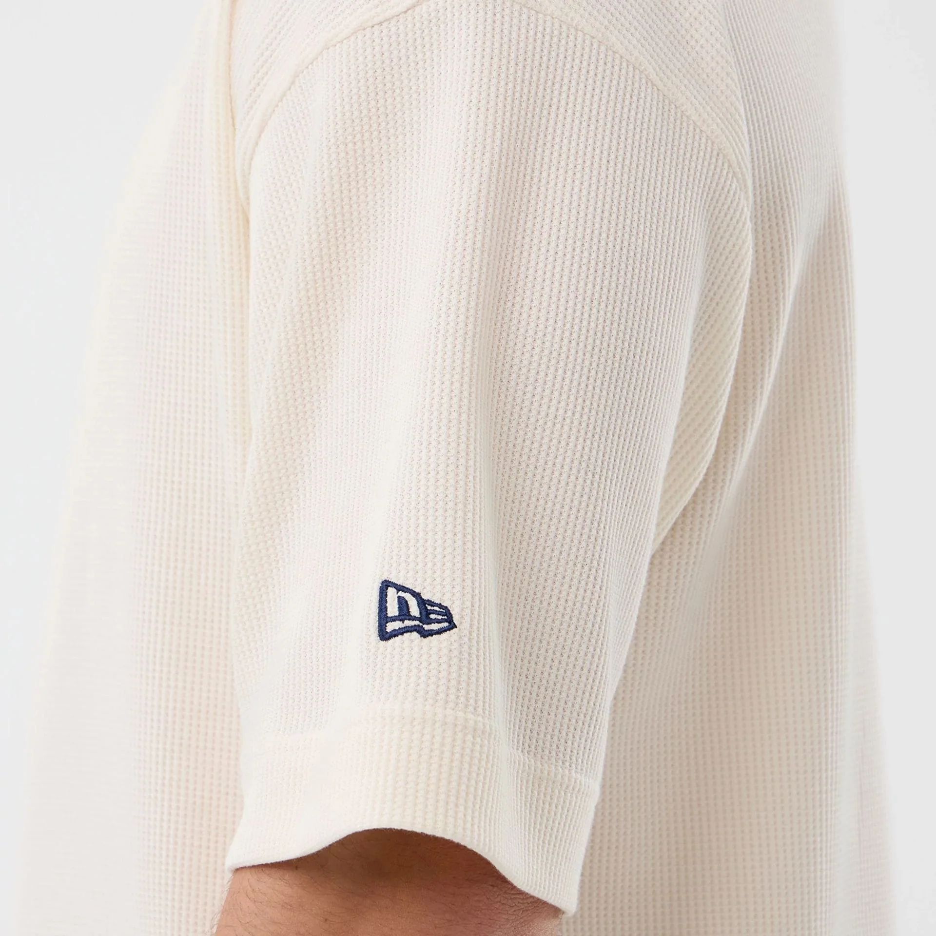 New York Yankees MLB Waffle Open White T-Shirt - Image 7