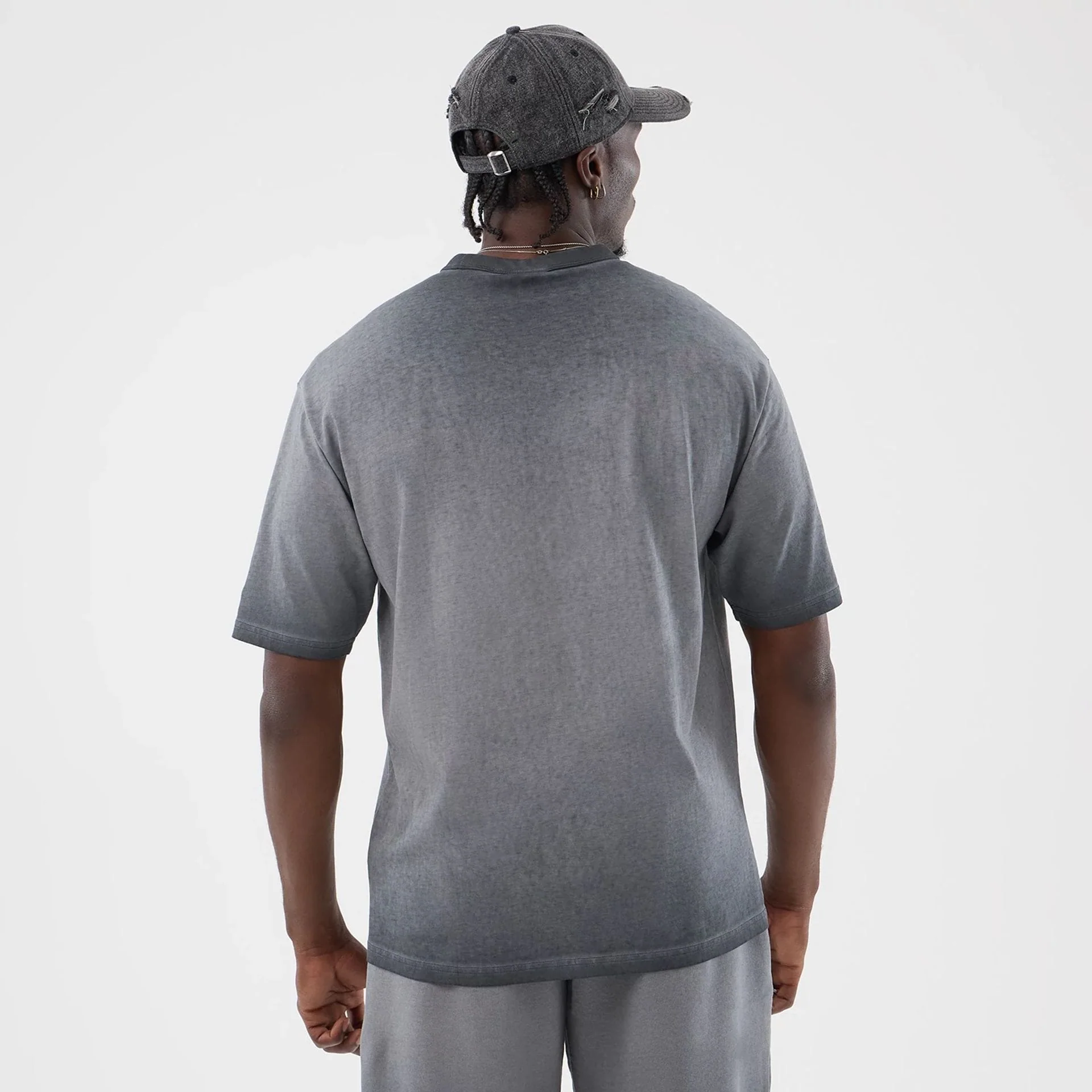 New York Yankees MLB Washed Logo Black T-Shirt - Image 2