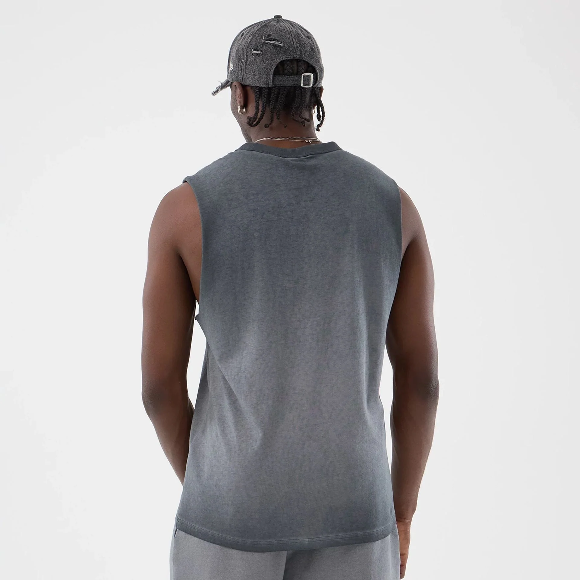 New York Yankees MLB Washed Logo Black Vest - Image 2