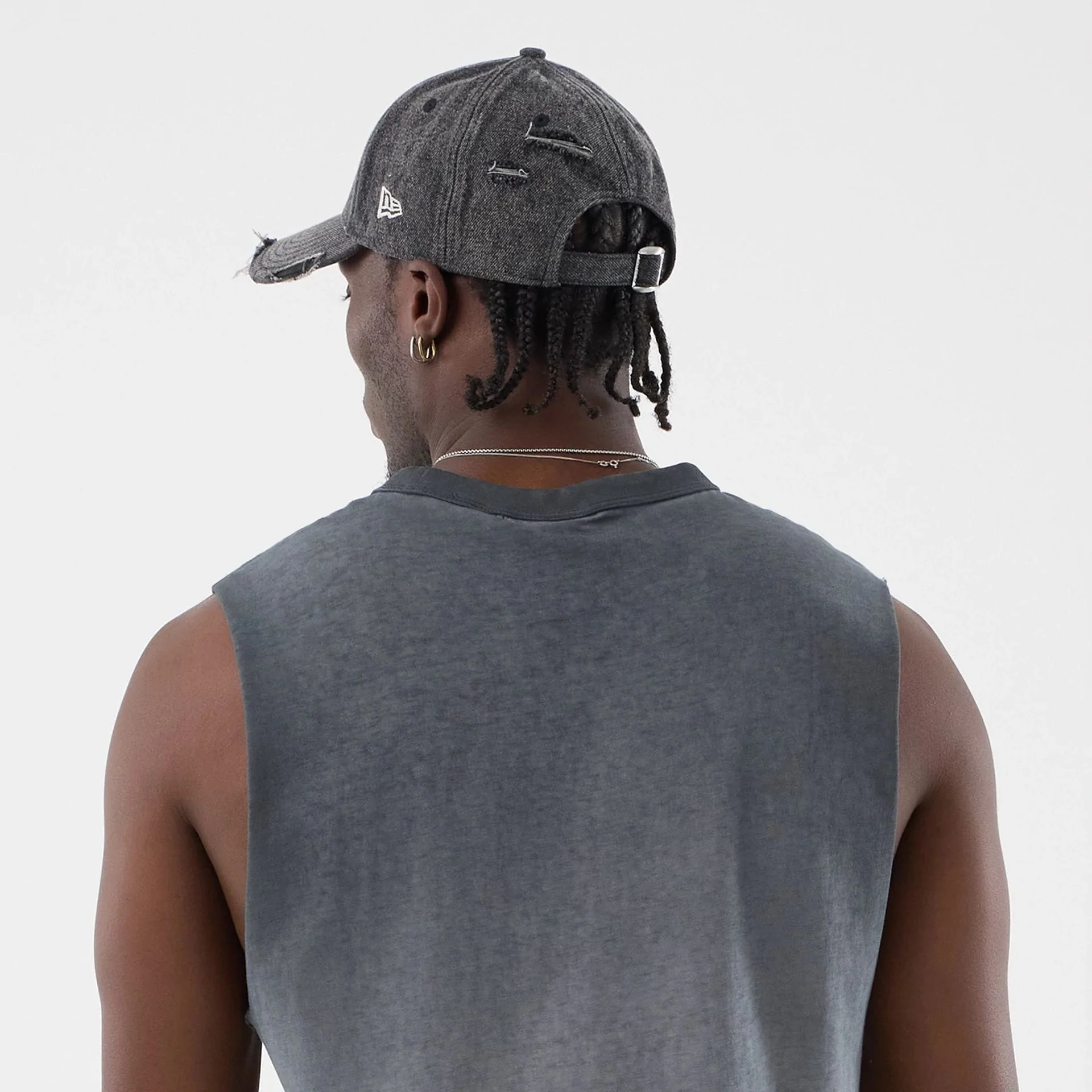 New York Yankees MLB Washed Logo Black Vest - Image 7