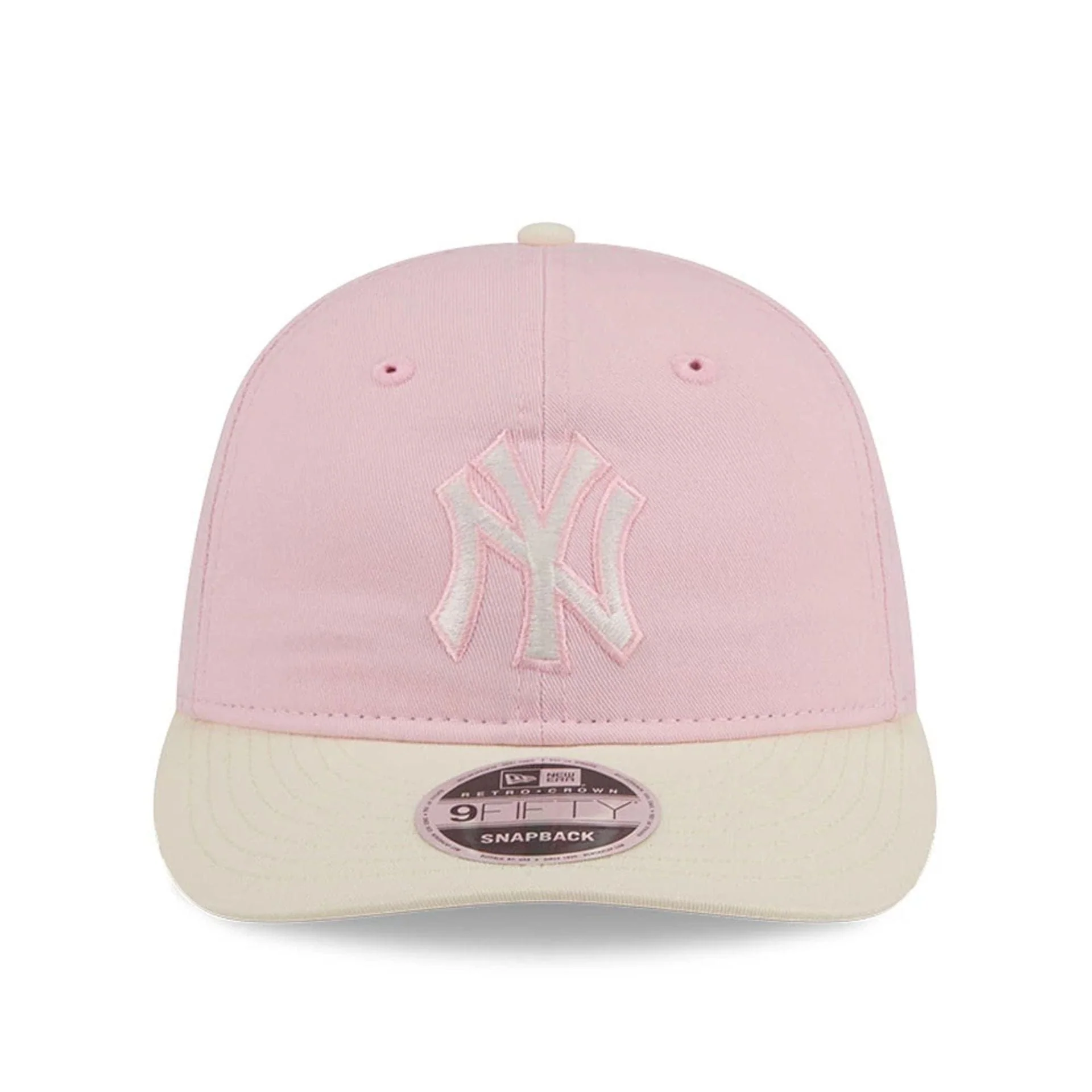 New York Yankees MLB Washed Tie Dye Pastel Pink 9FIFTY Snapback Adjustable Cap - Image 2