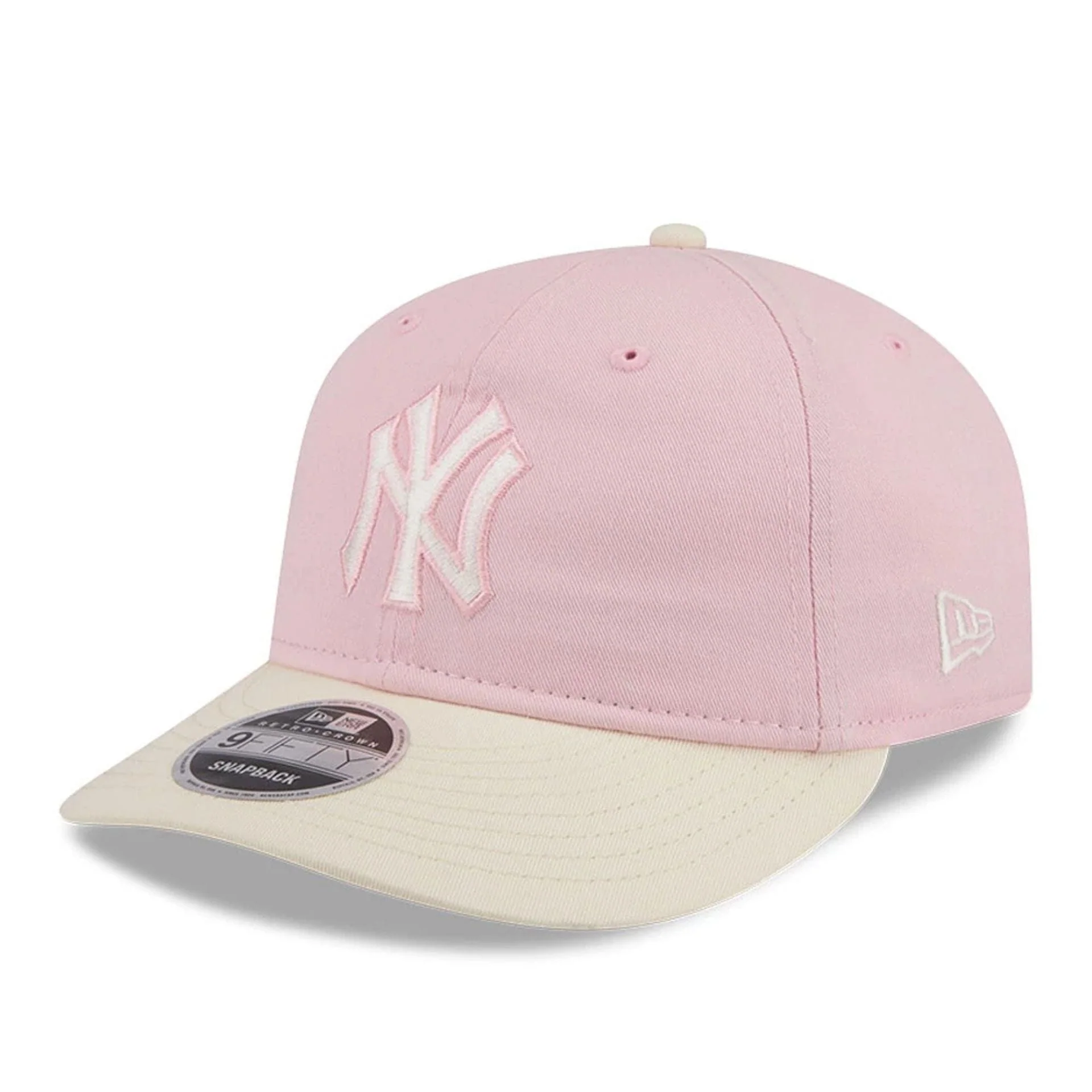 New York Yankees MLB Washed Tie Dye Pastel Pink 9FIFTY Snapback Adjustable Cap - Image 3