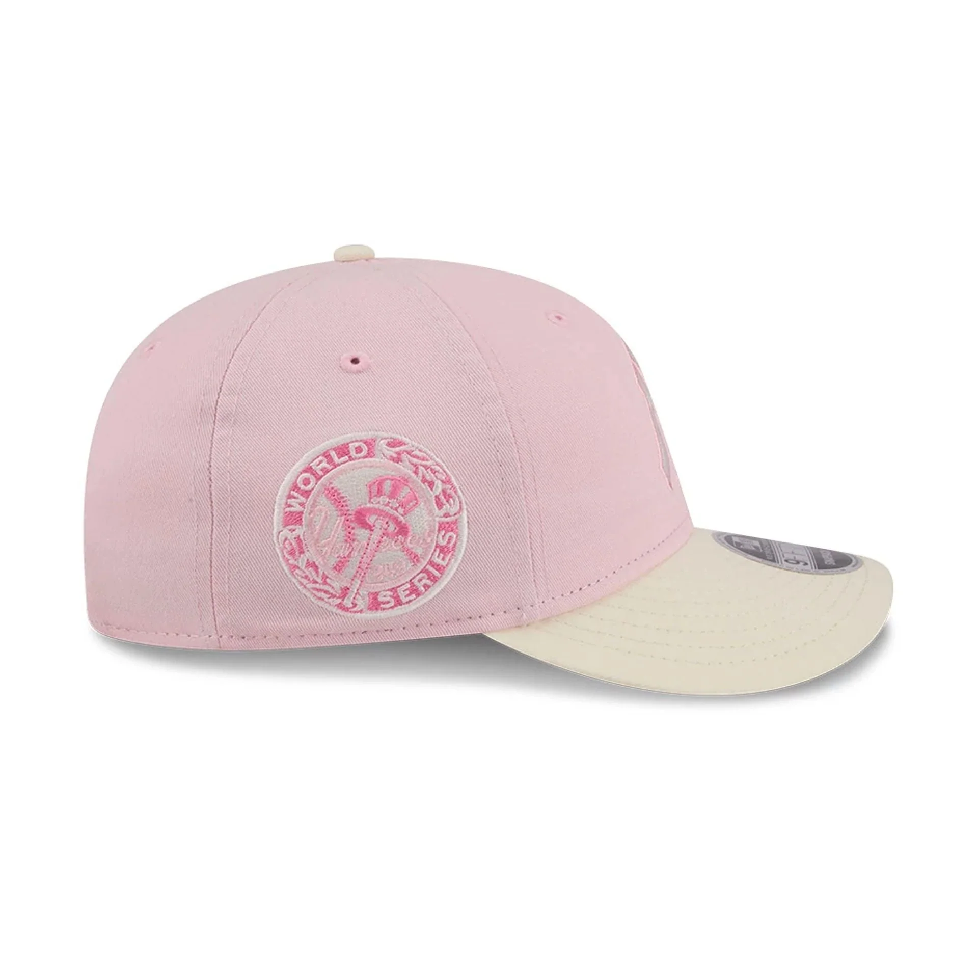 New York Yankees MLB Washed Tie Dye Pastel Pink 9FIFTY Snapback Adjustable Cap - Image 4