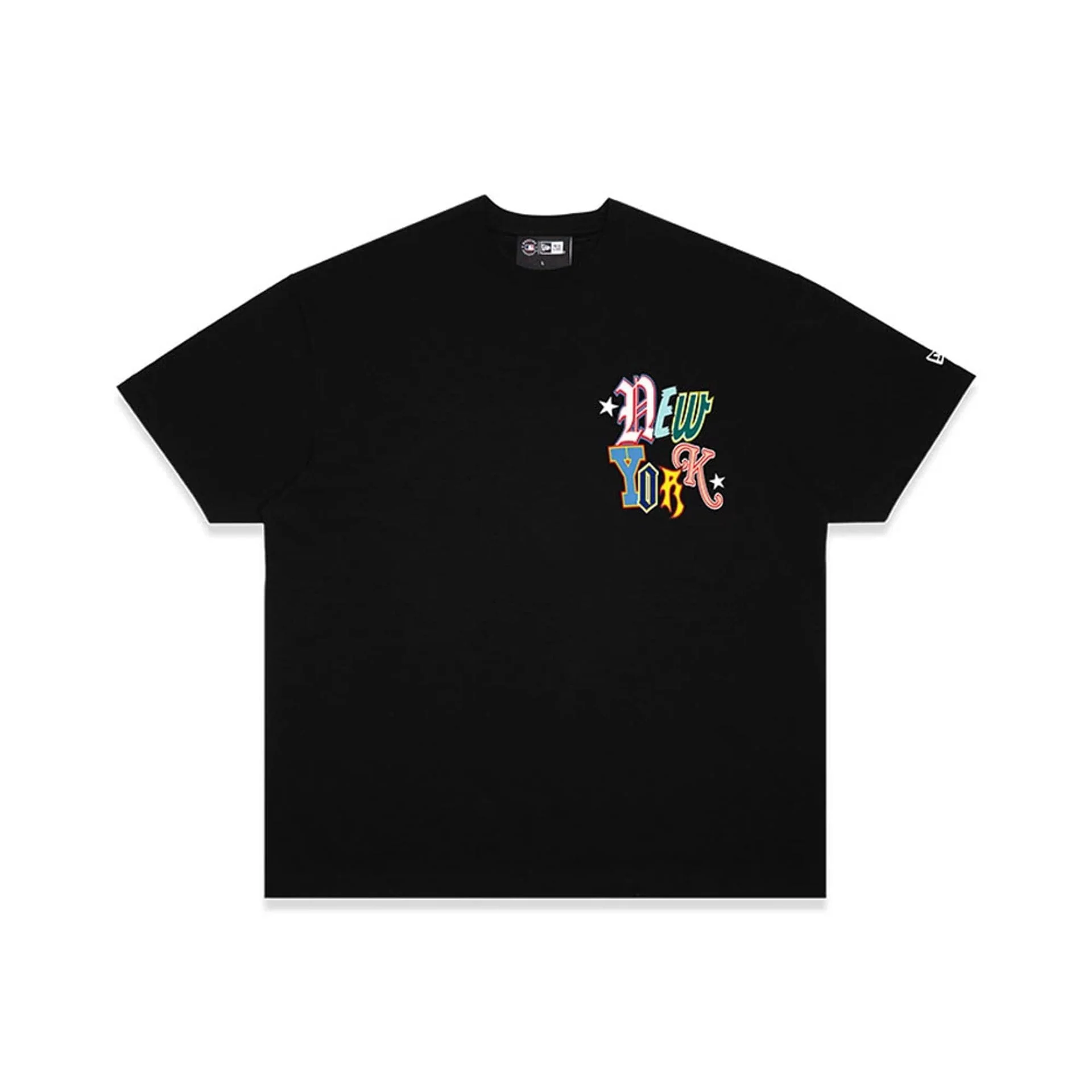 New York Yankees MLB Word Art Black T-Shirt - Image 7