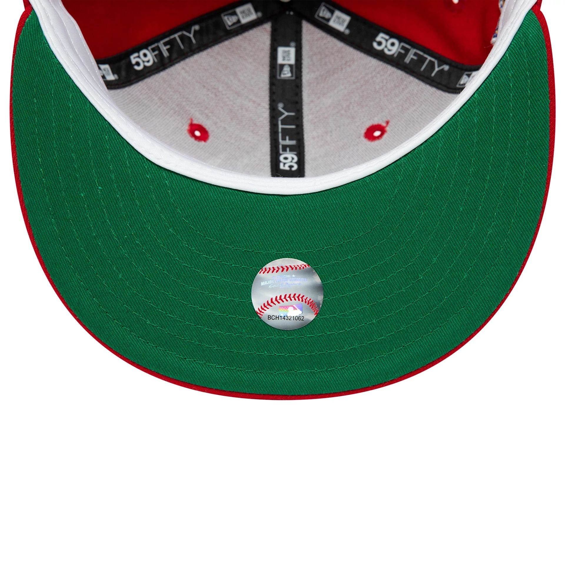 New York Yankees MLB World Series 1996 Red 59FIFTY Fitted Cap - Image 2