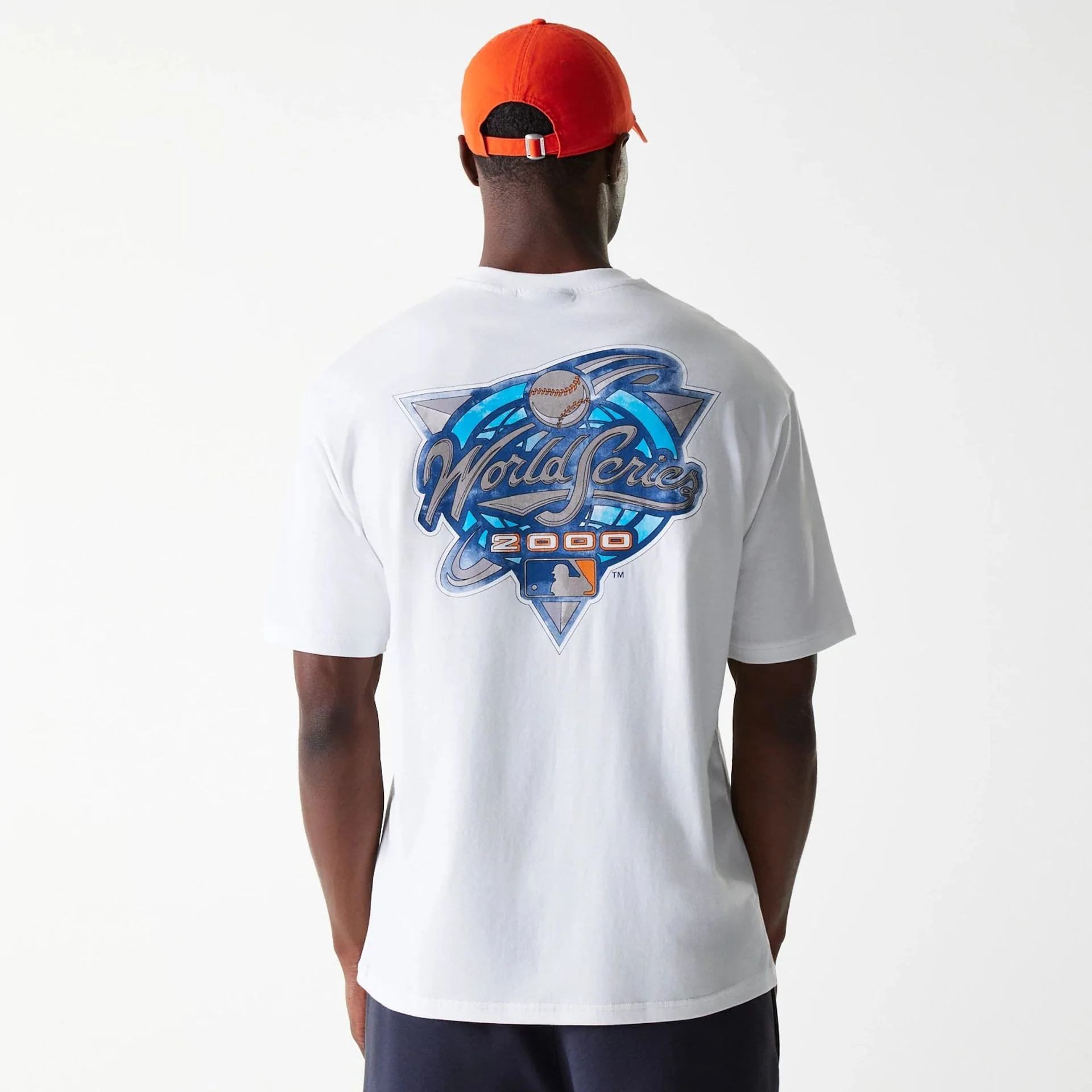 New York Yankees MLB World Series White Oversized T-Shirt - Image 2