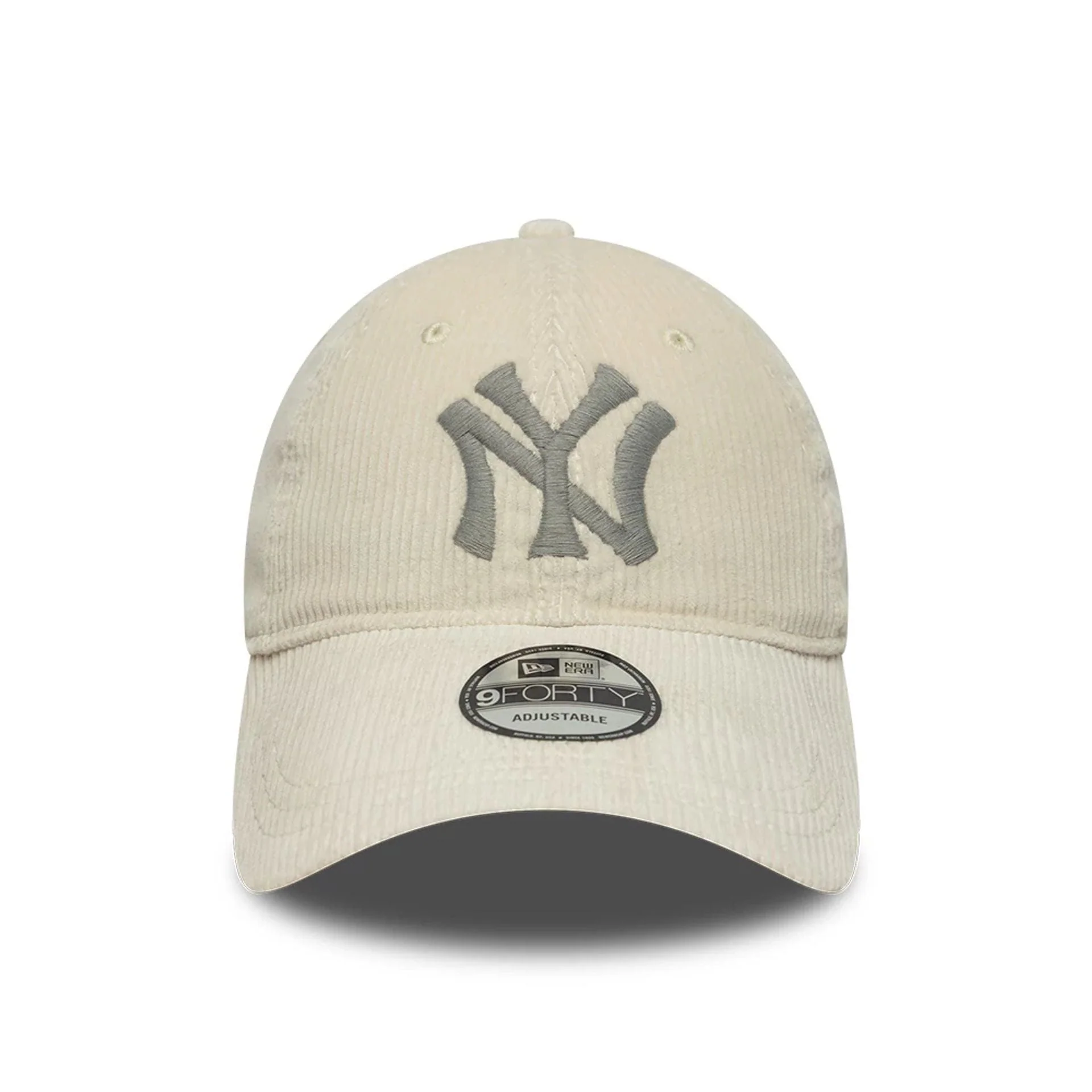 New York Yankees Ralph Lauren x MLB Cord Open Beige Long Visor 9FORTY Adjustable Cap - Image 3