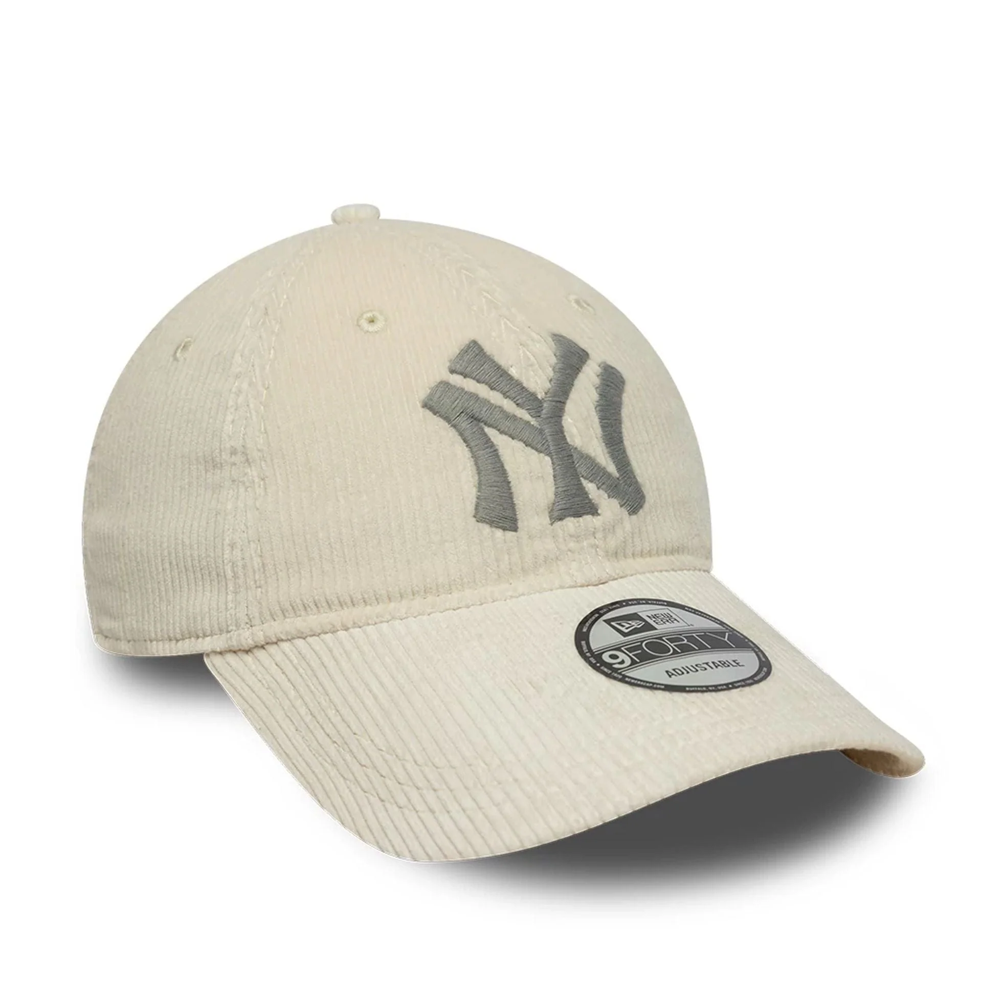 New York Yankees Ralph Lauren x MLB Cord Open Beige Long Visor 9FORTY Adjustable Cap - Image 4