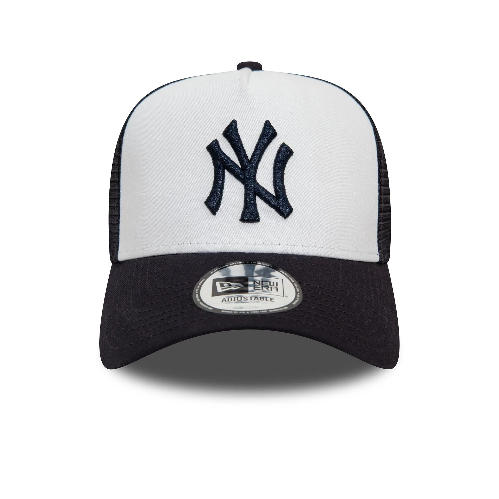 New York Yankees Team Colour White A-Frame Trucker Cap - Image 2