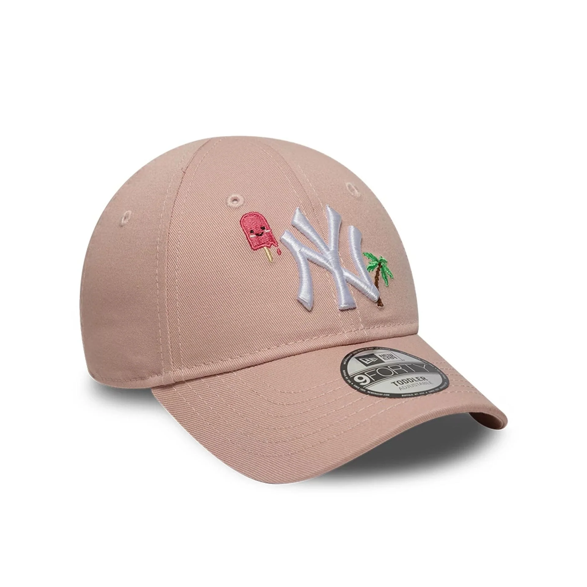 New York Yankees Toddler MLB Summer Icon Pastel Pink 9FORTY Adjustable Cap - Image 3