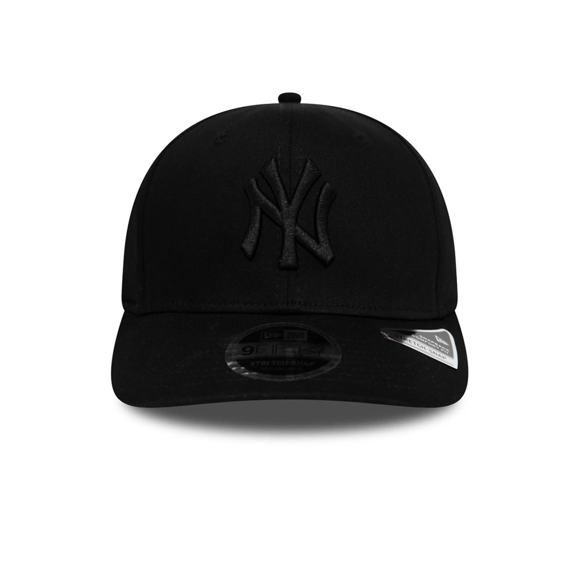 New York Yankees Tonal Black 9FIFTY Stretch Snap Cap - Image 2