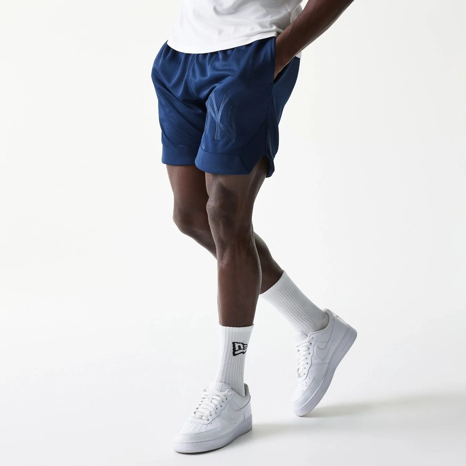 New York Yankees Tonal Pack Blue Shorts - Image 6