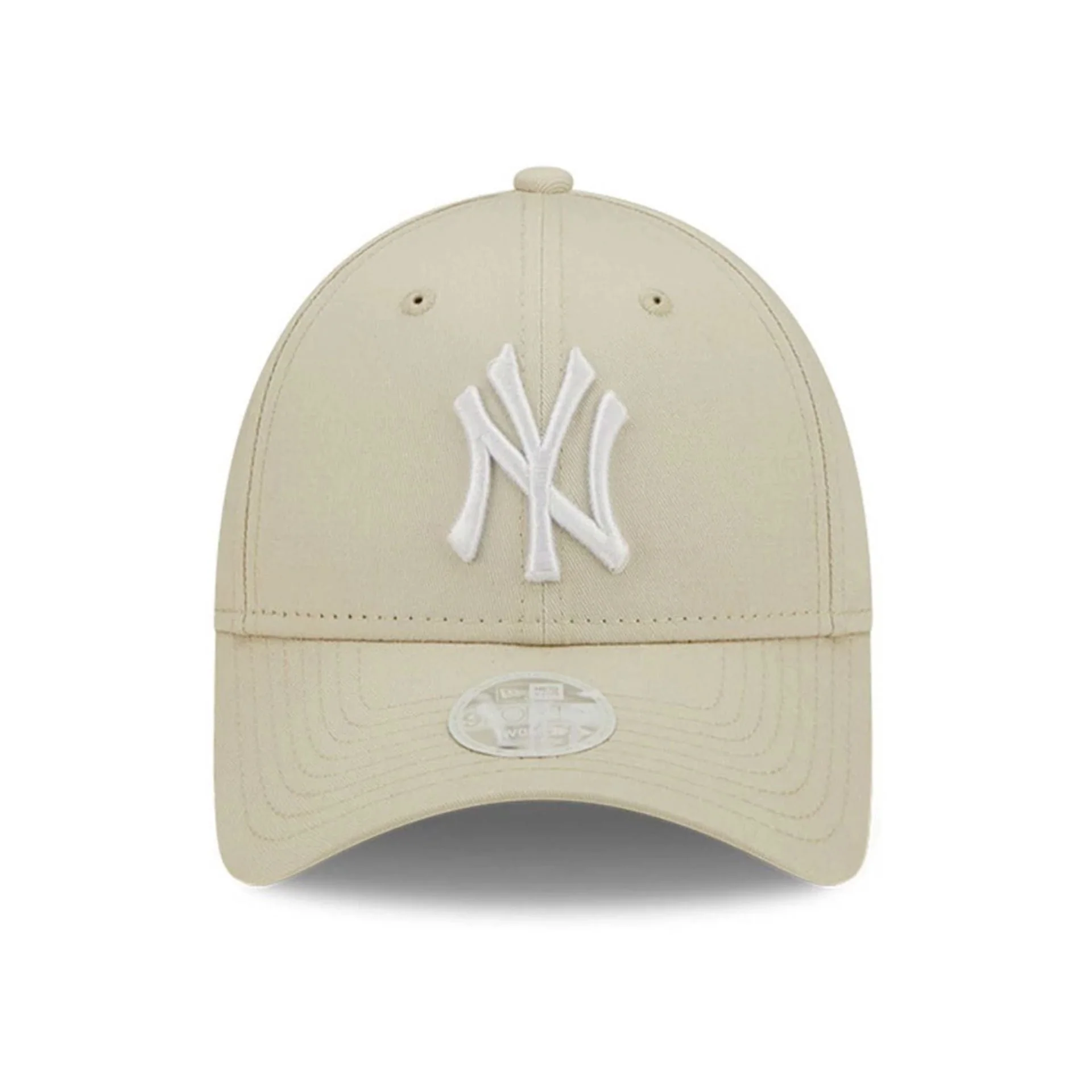 New York Yankees Womens League Essential Light Beige 9FORTY Adjustable Cap - Image 2
