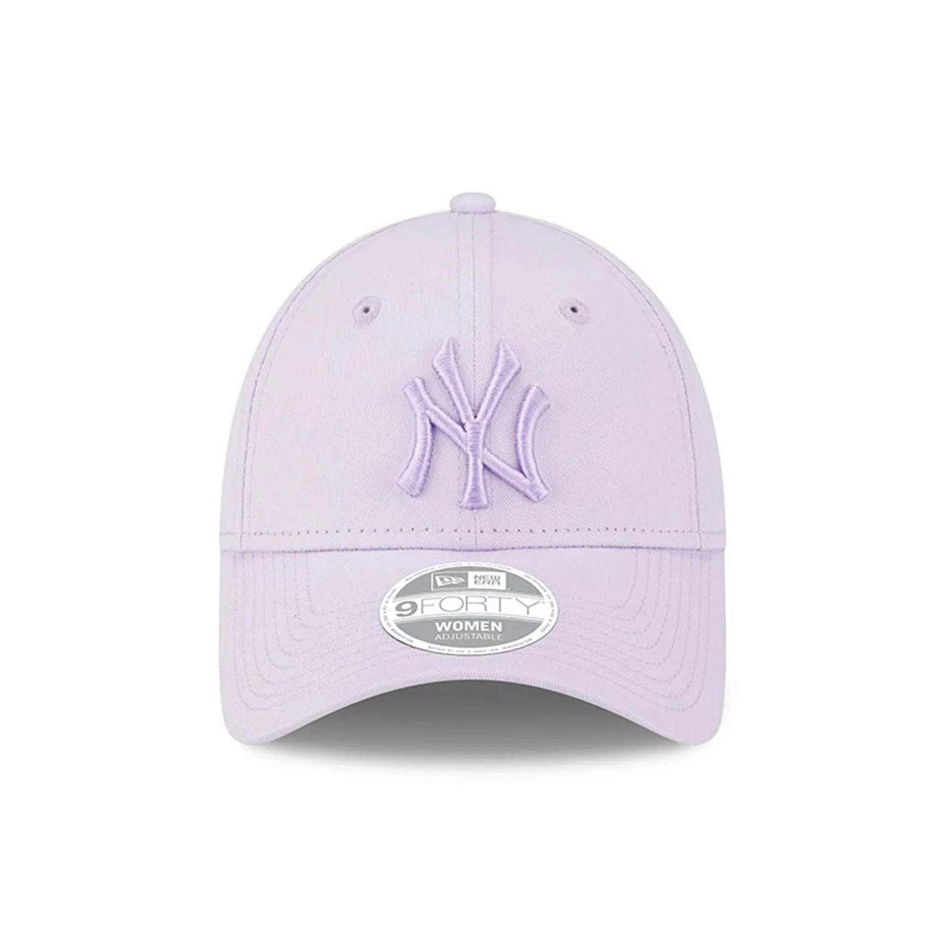 New York Yankees Womens League Essential Lilac 9FORTY Adjustable Cap - Image 2