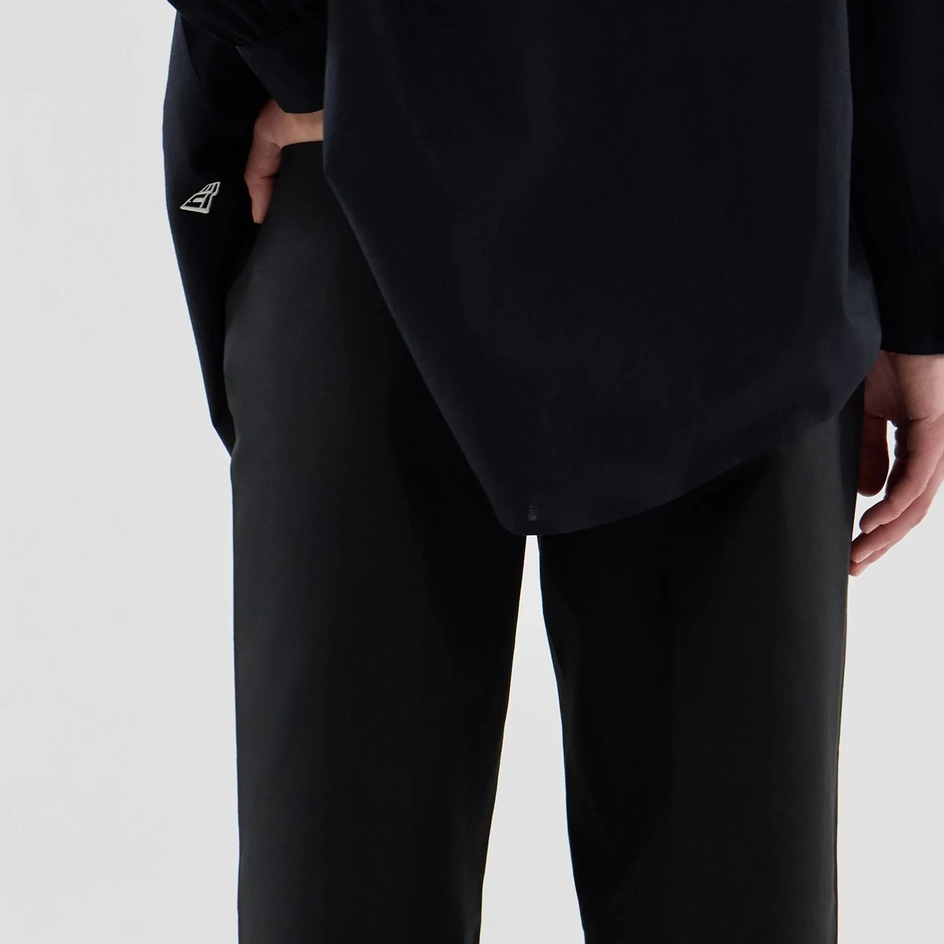 New York Yankees Womens MLB Black Chino Trousers - Image 5