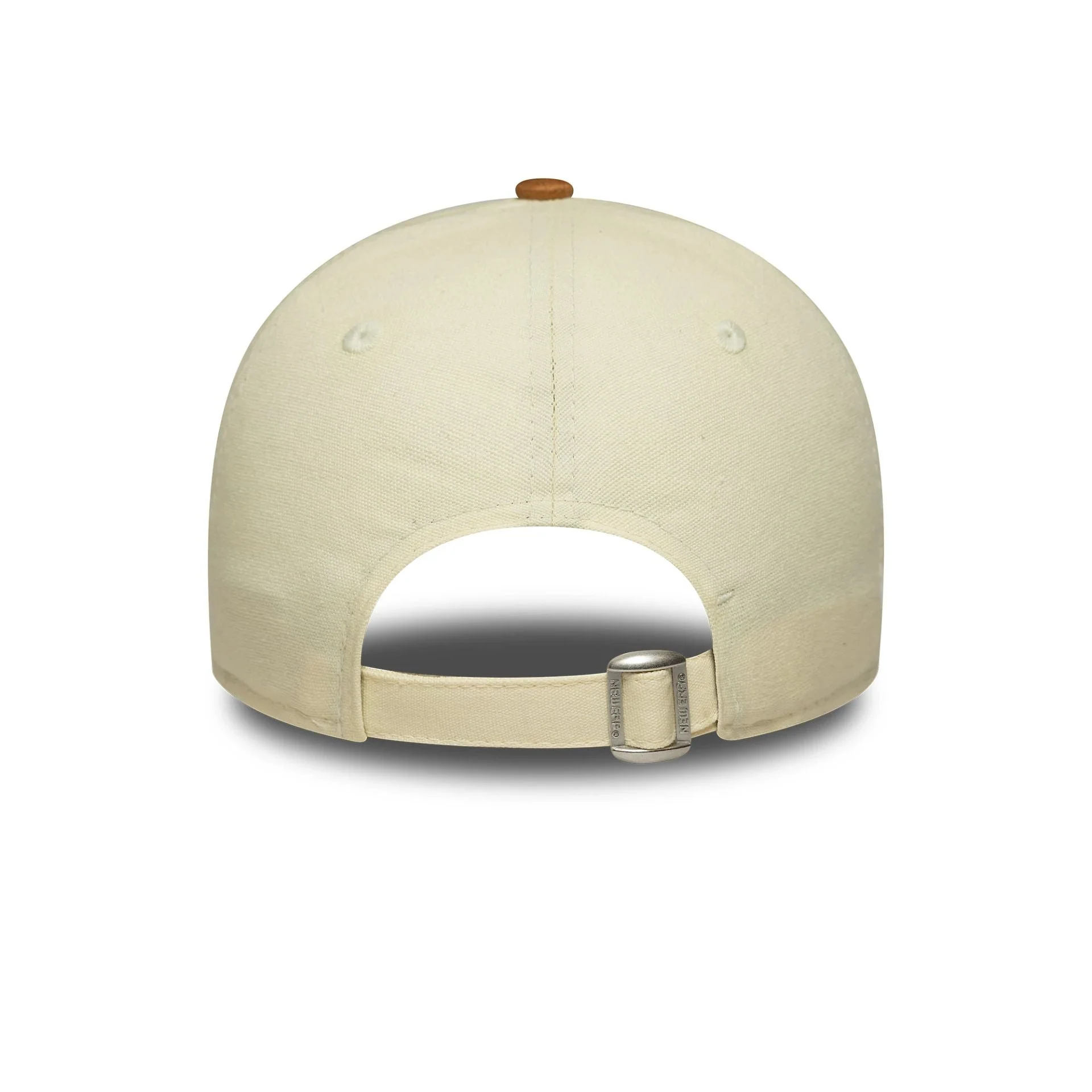 New York Yankees Womens MLB Faux Suede Cream 9FORTY Adjustable Cap - Image 4