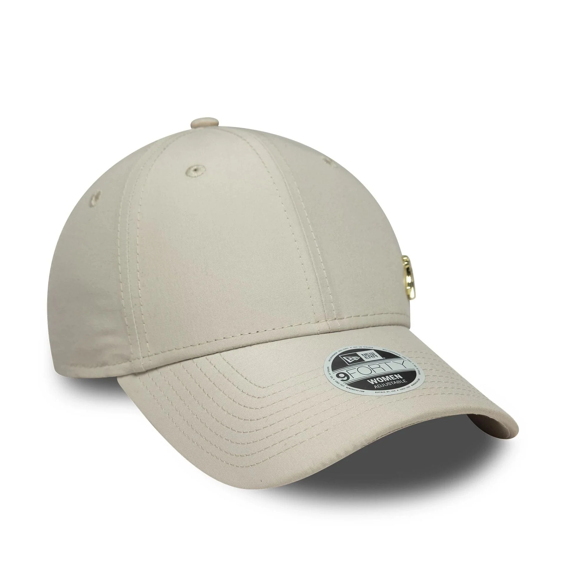 New York Yankees Womens MLB Flawless Light Beige 9FORTY Cap - Image 3