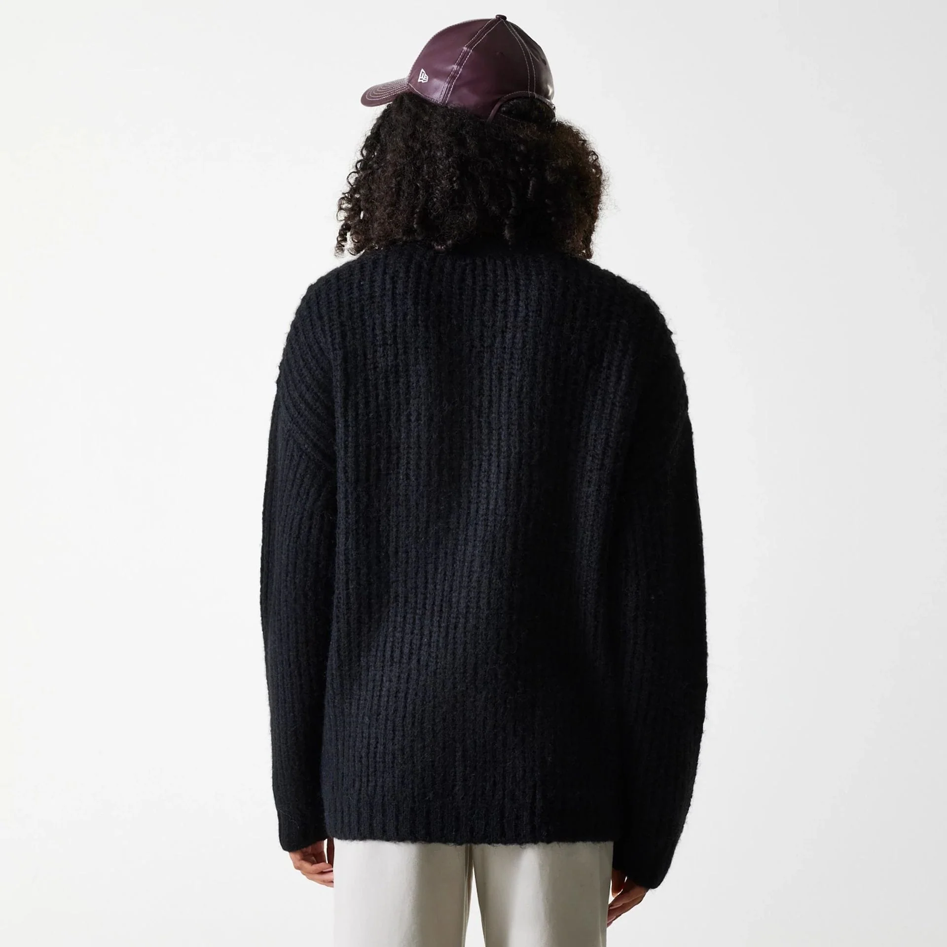 New York Yankees Womens MLB Knit Black Cardigan - Image 2