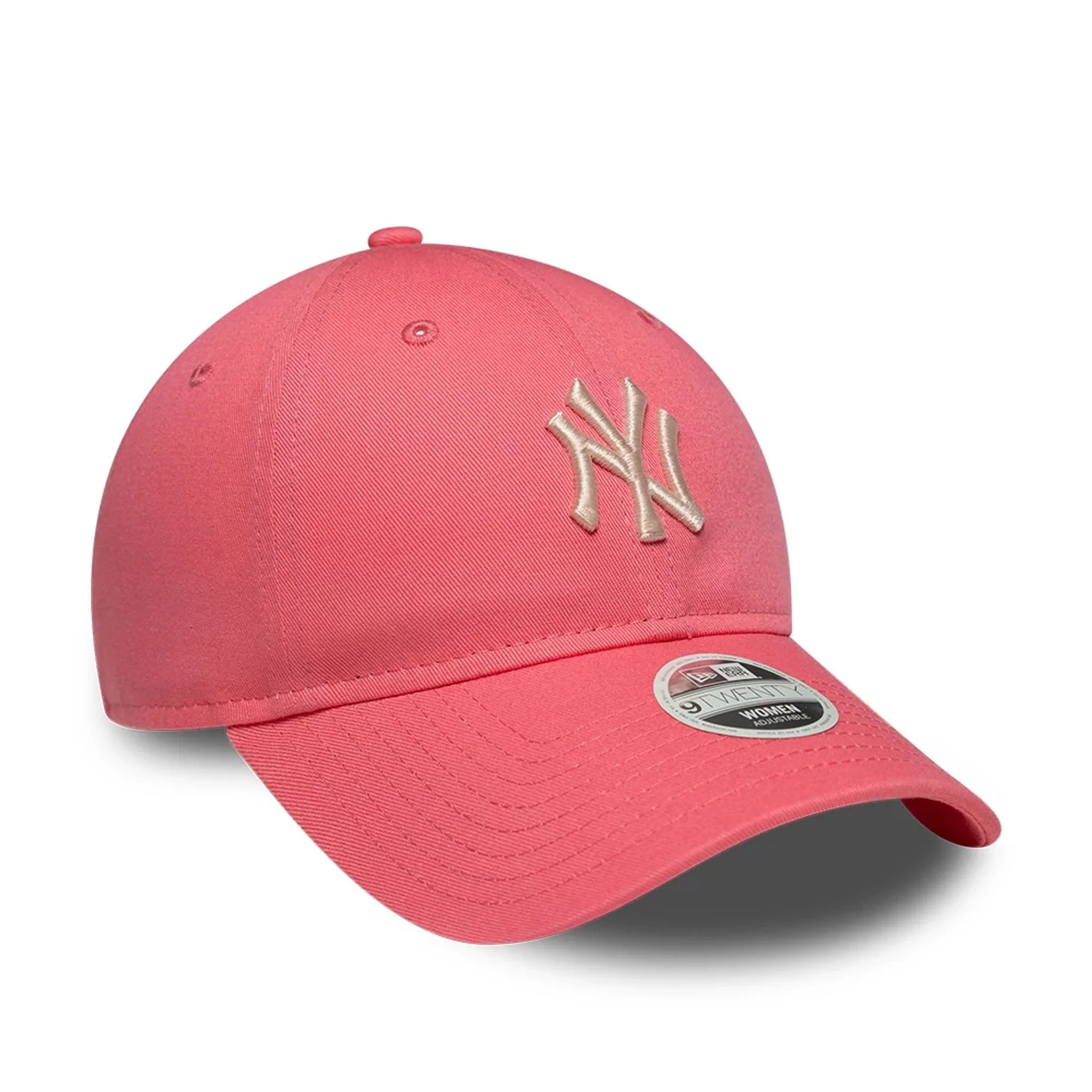 New York Yankees Womens MLB League Essential Pink 9TWENTY Adjustable Cap - Image 3