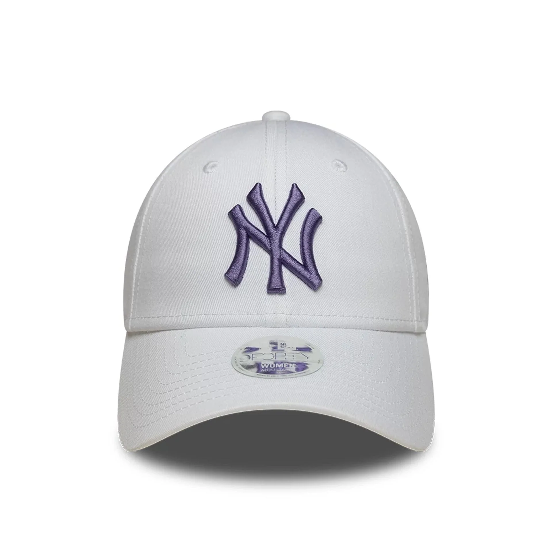 New York Yankees Womens MLB League Essential White 9FORTY Adjustable Cap - Image 2