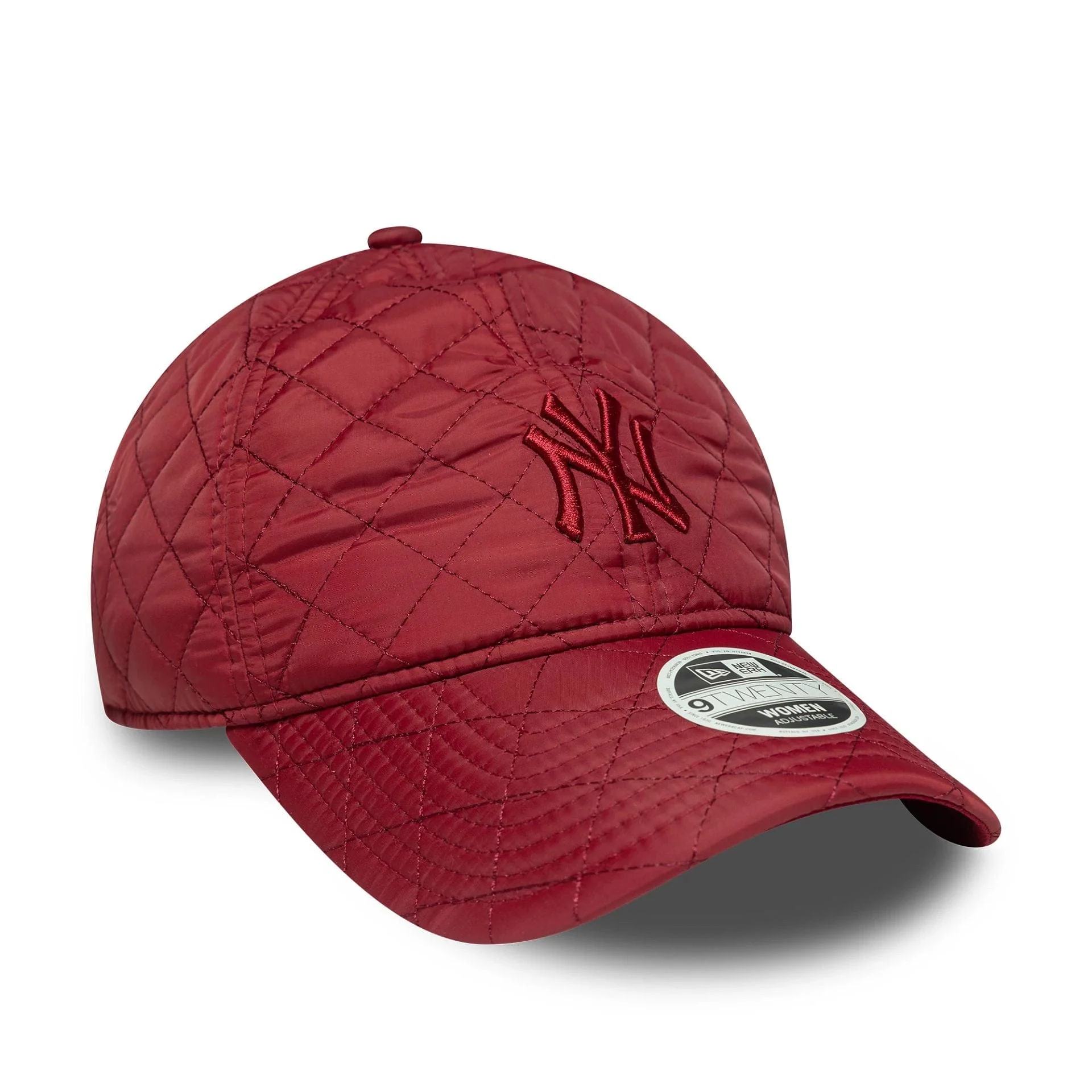 New York Yankees Womens MLB Padded Dark Red 9TWENTY Adjustable Cap - Image 3