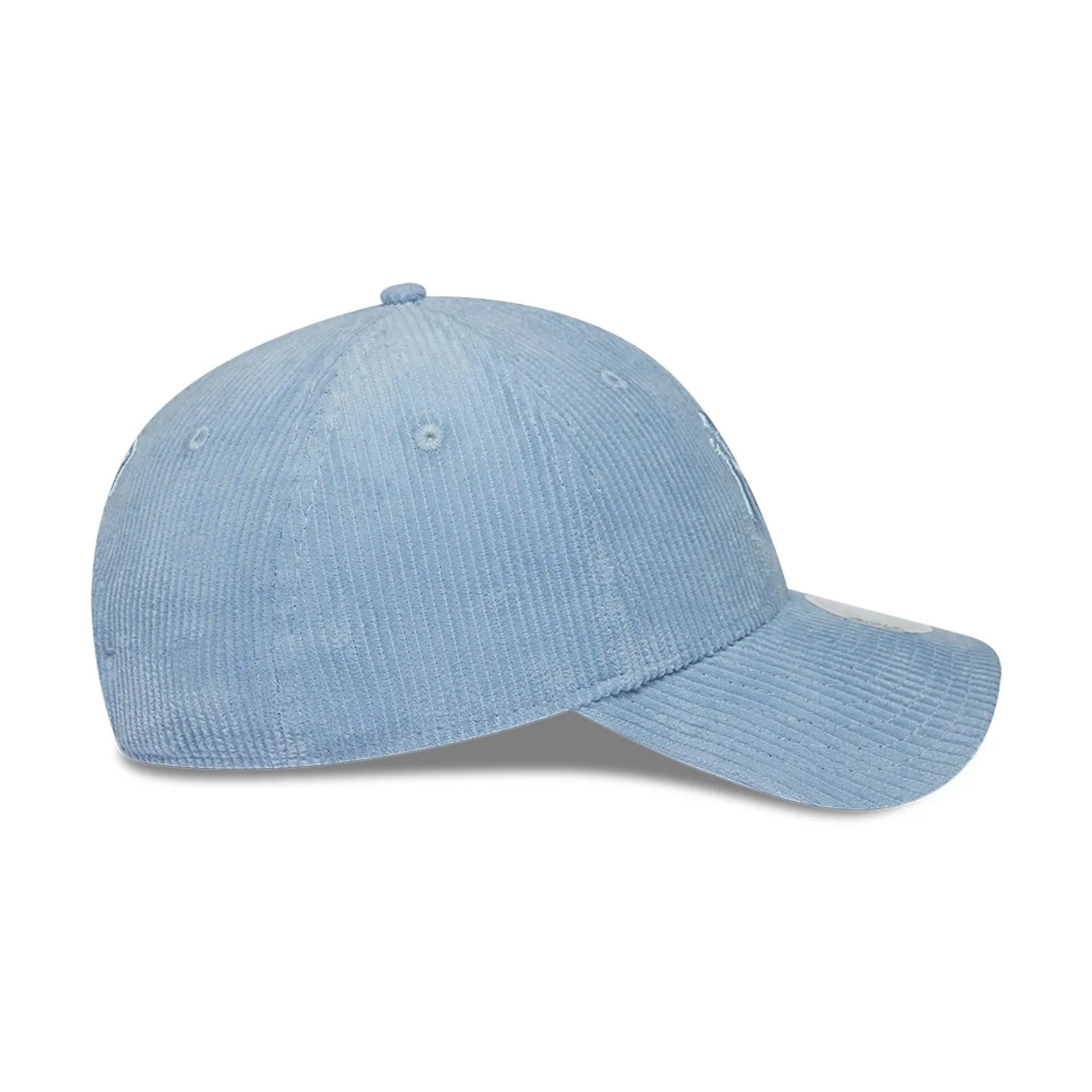 New York Yankees Womens MLB Pastel Cord Blue 9FORTY M-Crown Adjustable Cap - Image 6