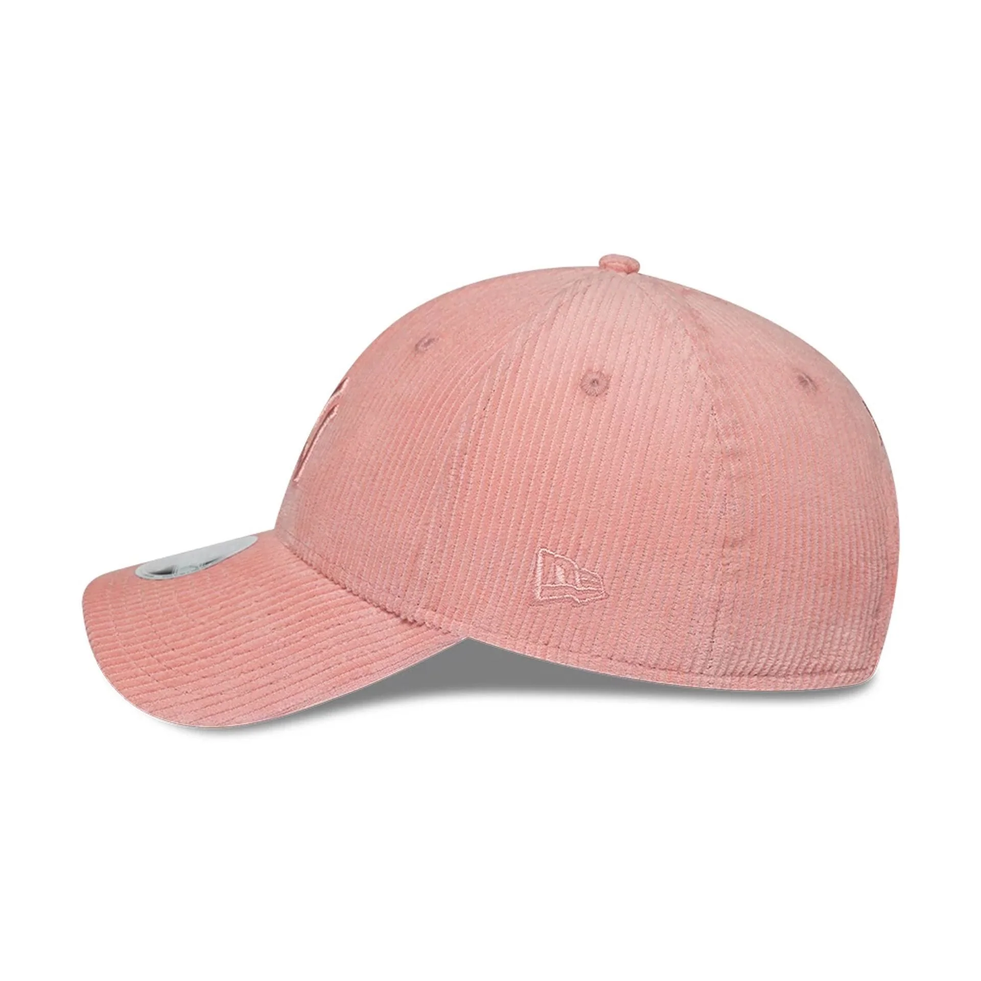 New York Yankees Womens MLB Pastel Cord Pink 9FORTY M-Crown Adjustable Cap - Image 5