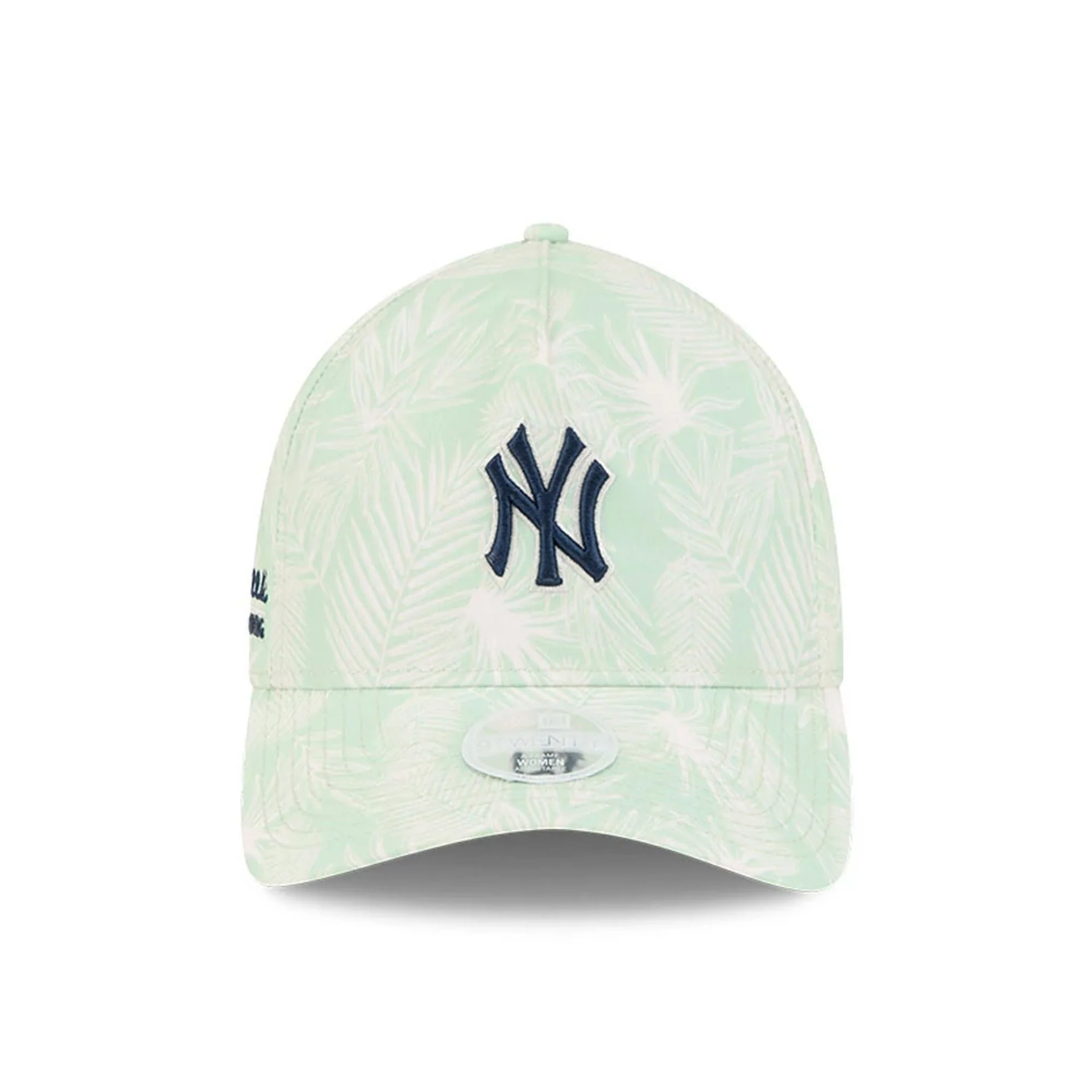 New York Yankees Womens MLB Pastel Green 9TWENTY A-Frame Adjustable Cap - Image 3