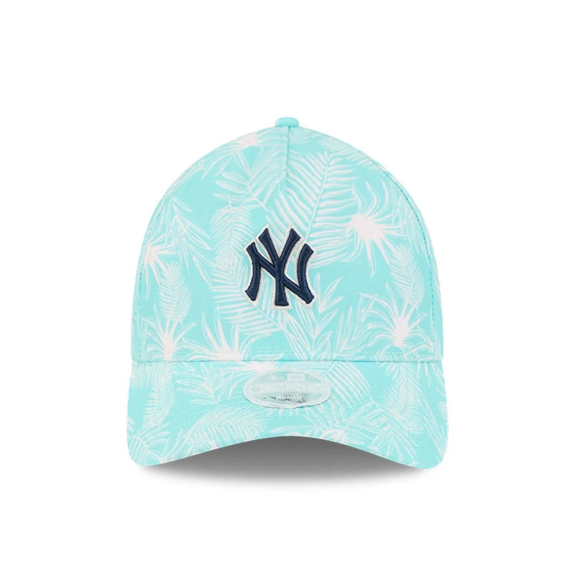 New York Yankees Womens MLB Pastel Turquoise 9TWENTY A-Frame Adjustable Cap - Image 3