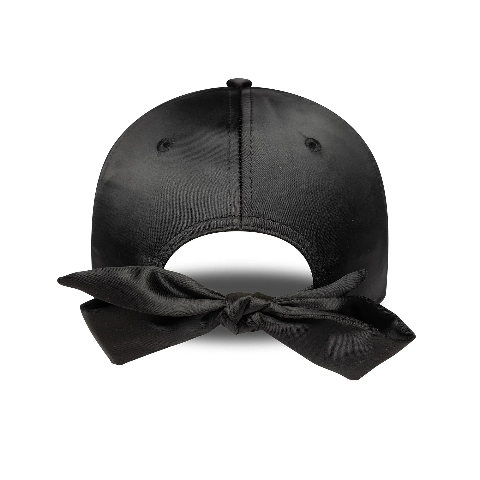 New York Yankees Womens MLB Satin Bow Back Black 9FORTY Adjustable Cap - Image 2