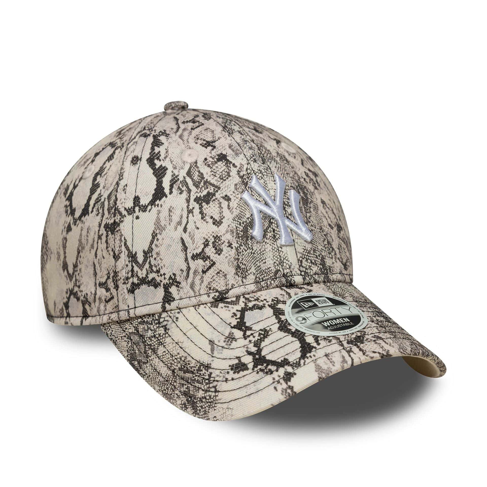 New York Yankees Womens MLB Snake Grey 9FORTY Adjustable Cap - Image 3