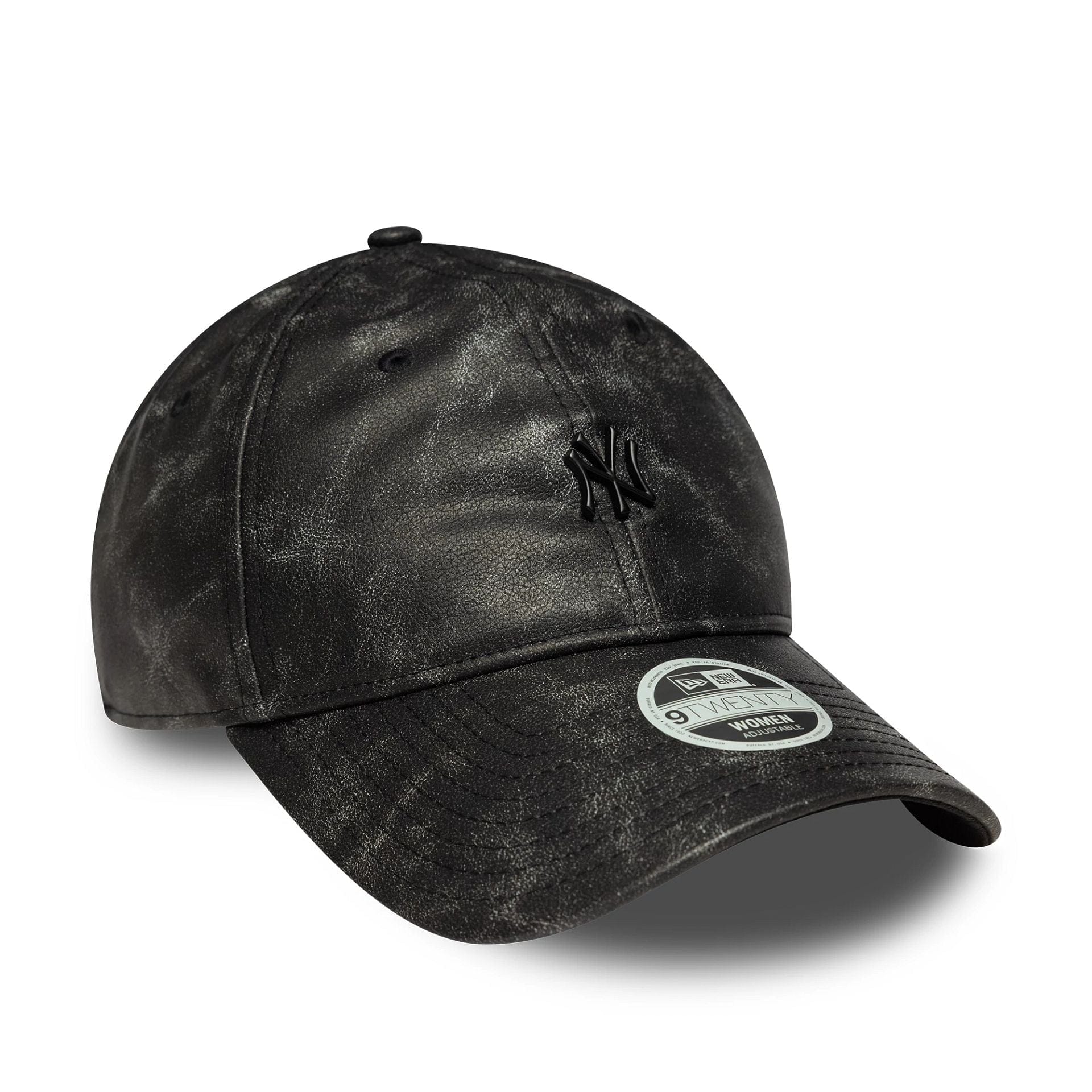 New York Yankees Womens MLB Worn PU Black 9TWENTY Adjustable Cap - Image 3