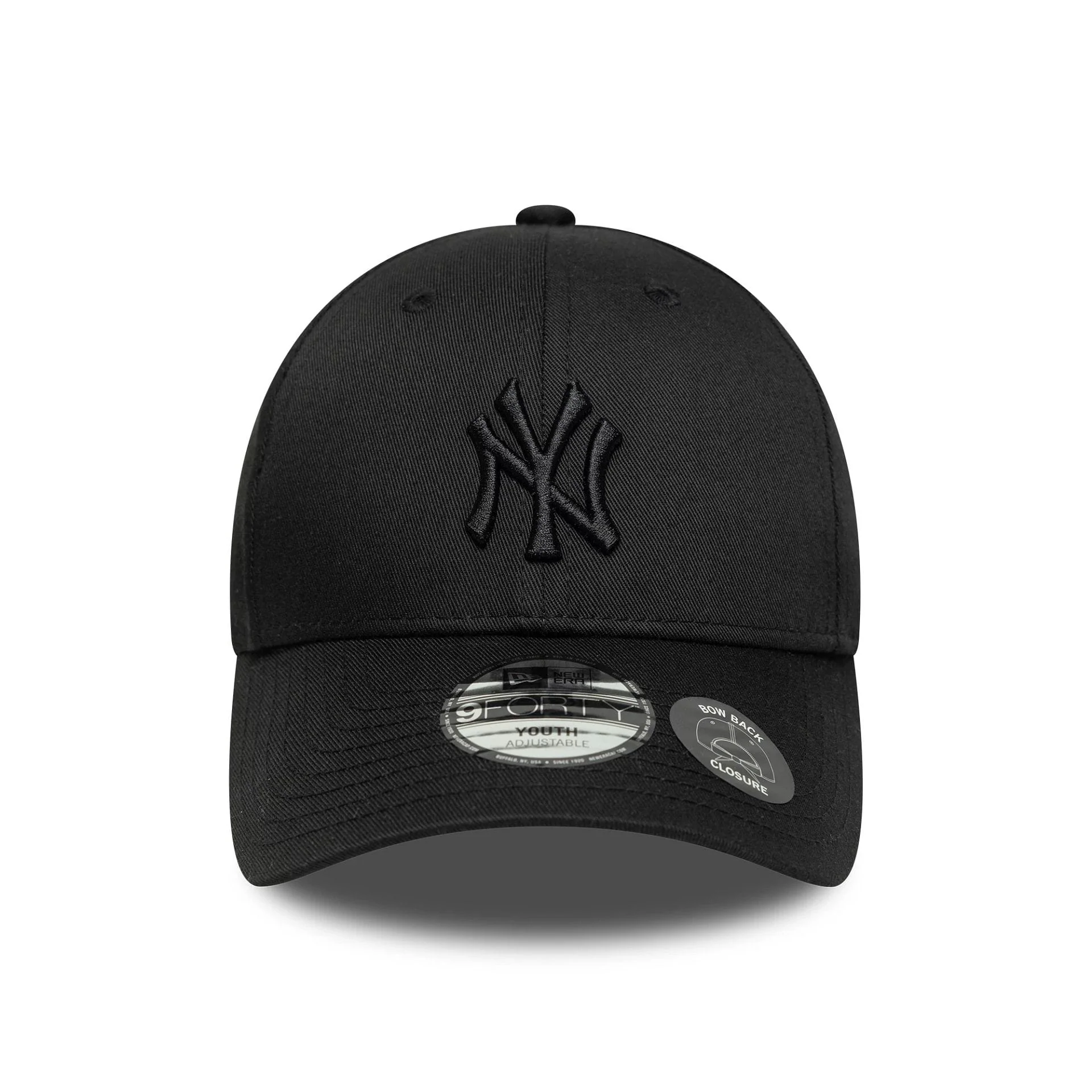 New York Yankees Youth MLB Bow Back Black 9FORTY Adjustable Cap - Image 3