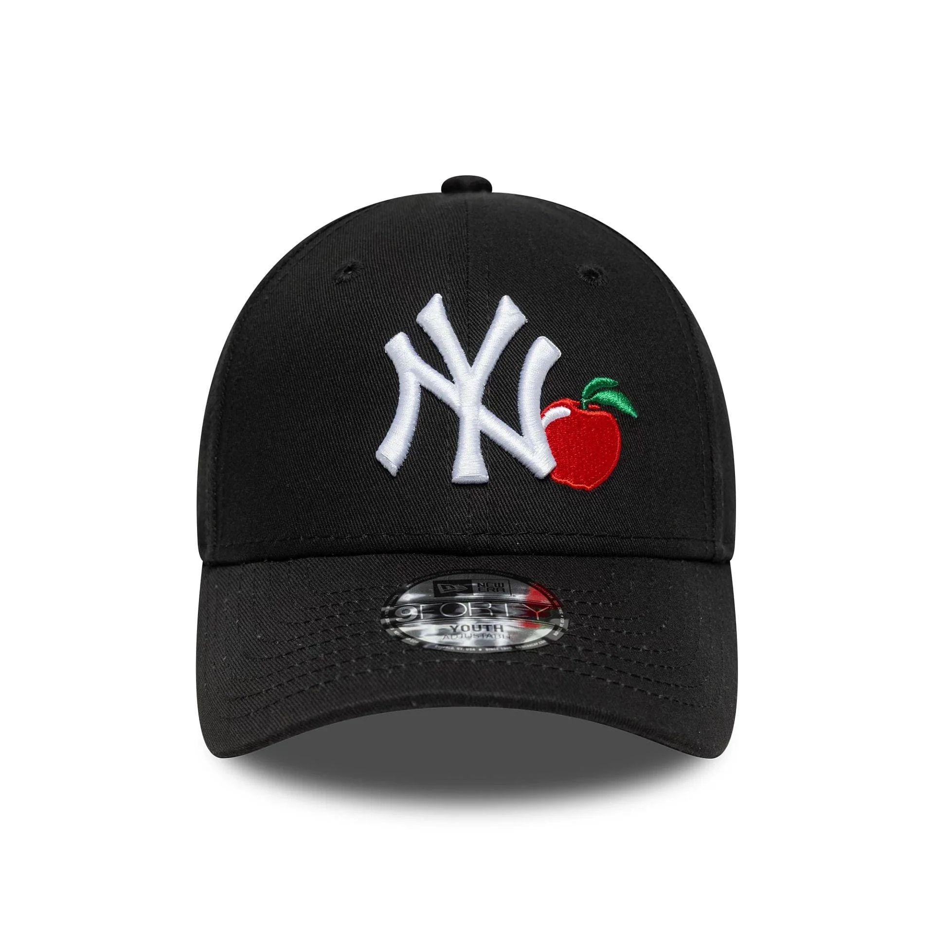 New York Yankees Youth MLB Fruit Icon Black 9FORTY Cap - Image 2
