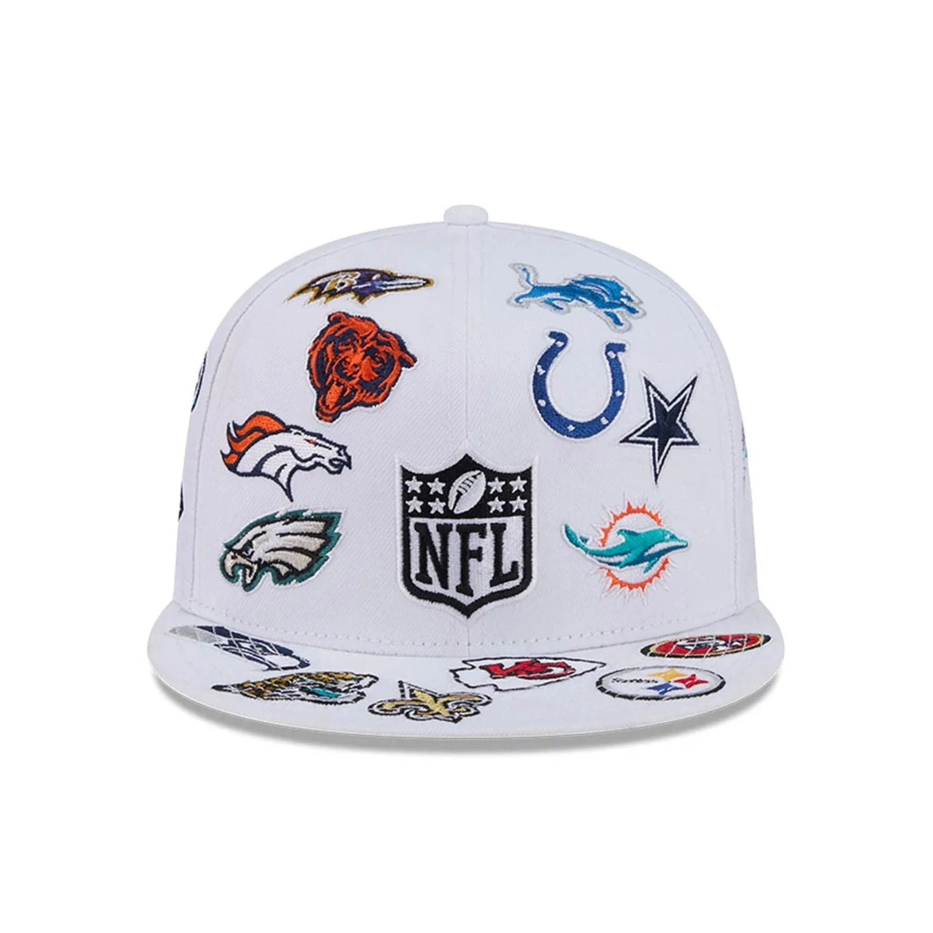 NFL All Over White 59FIFTY Fitted Cap - Image 3