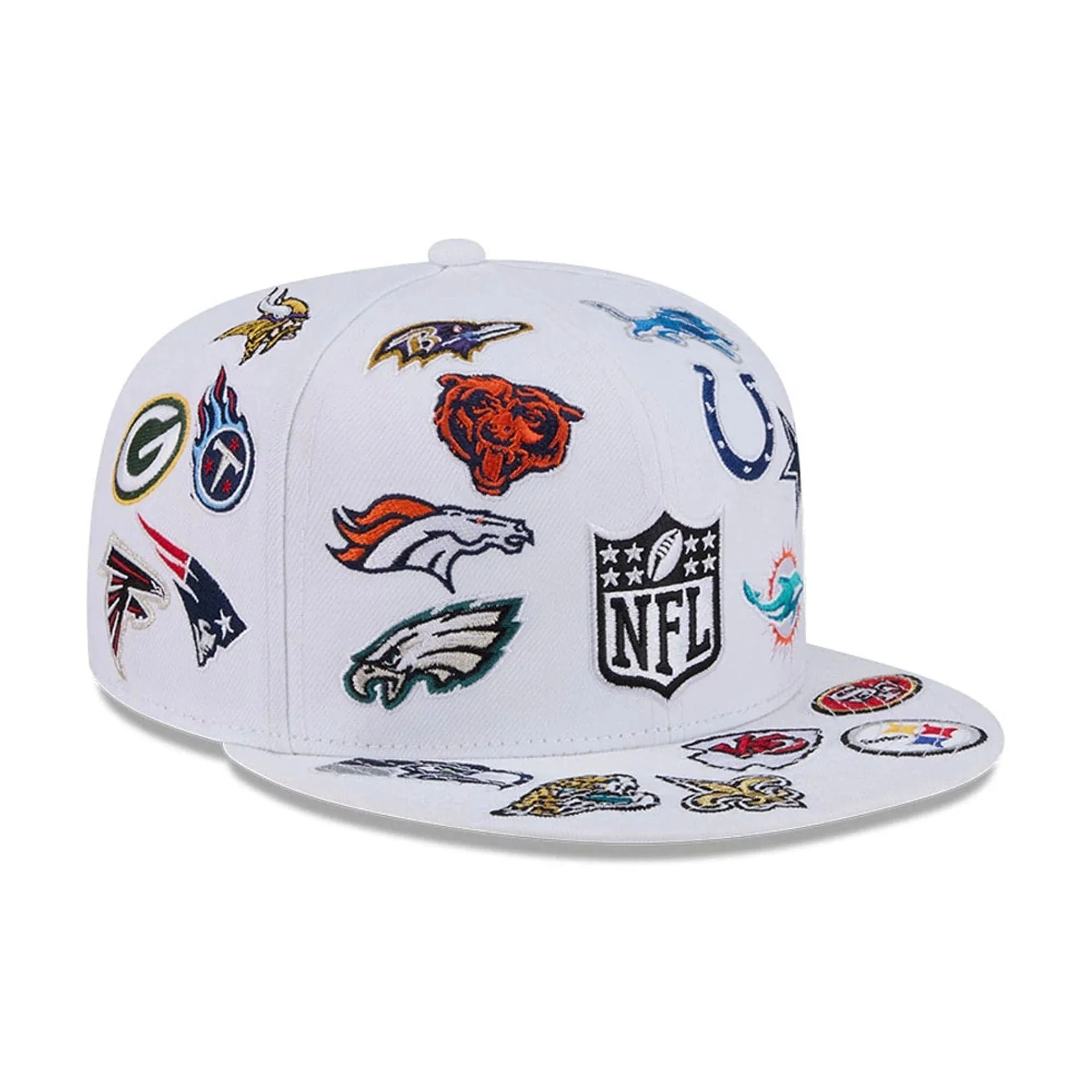 NFL All Over White 59FIFTY Fitted Cap - Image 4