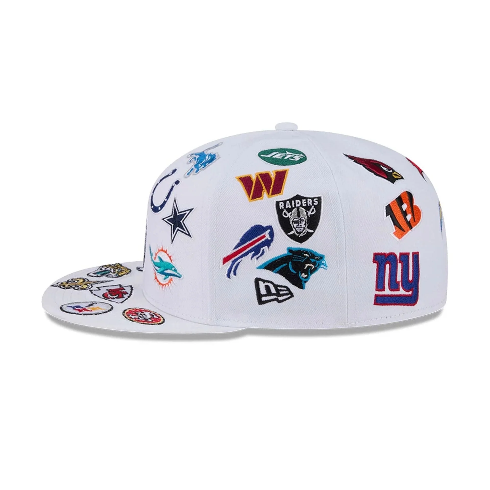 NFL All Over White 59FIFTY Fitted Cap - Image 5