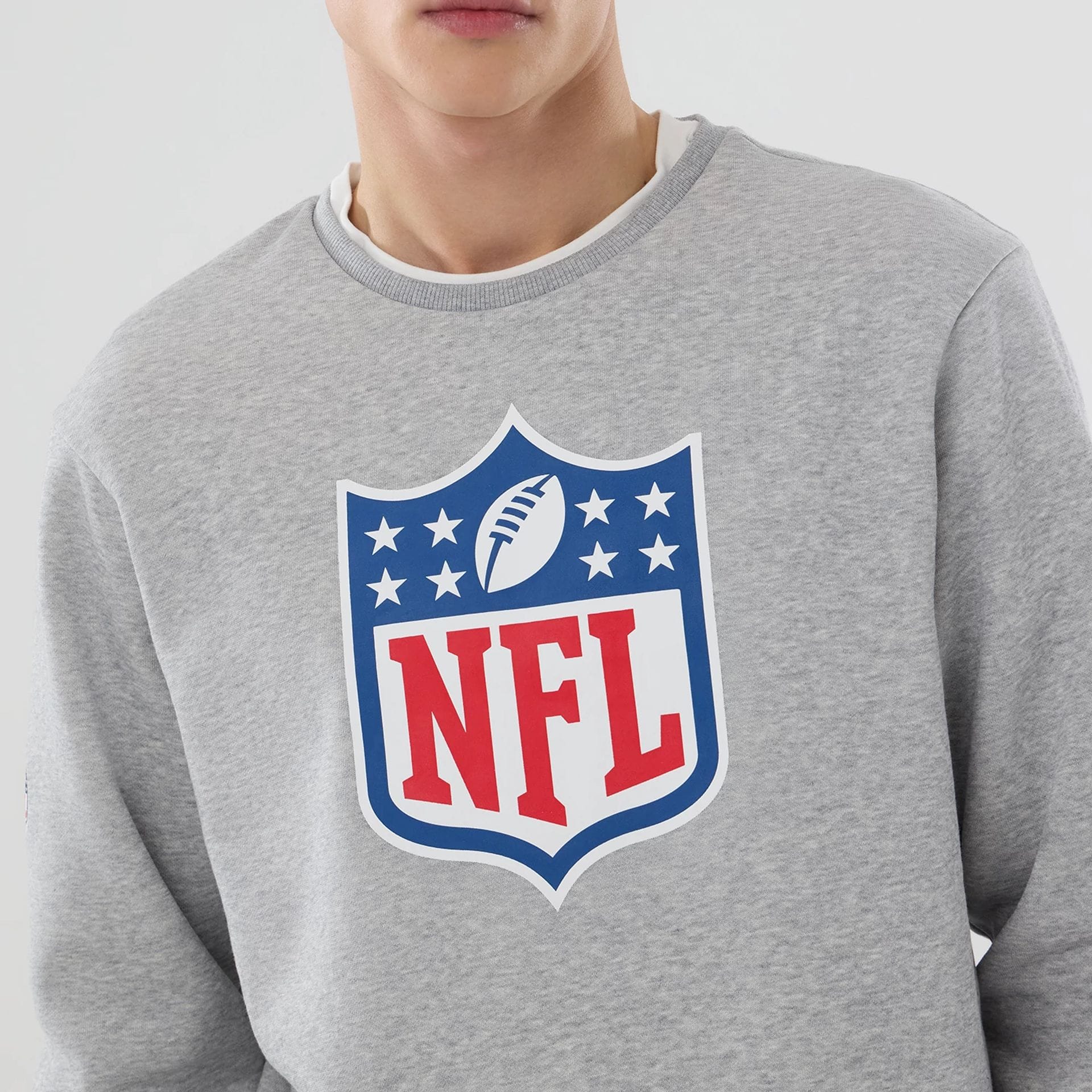 NFL Generic Logo Grey Crew Neck Sweater - Image 4