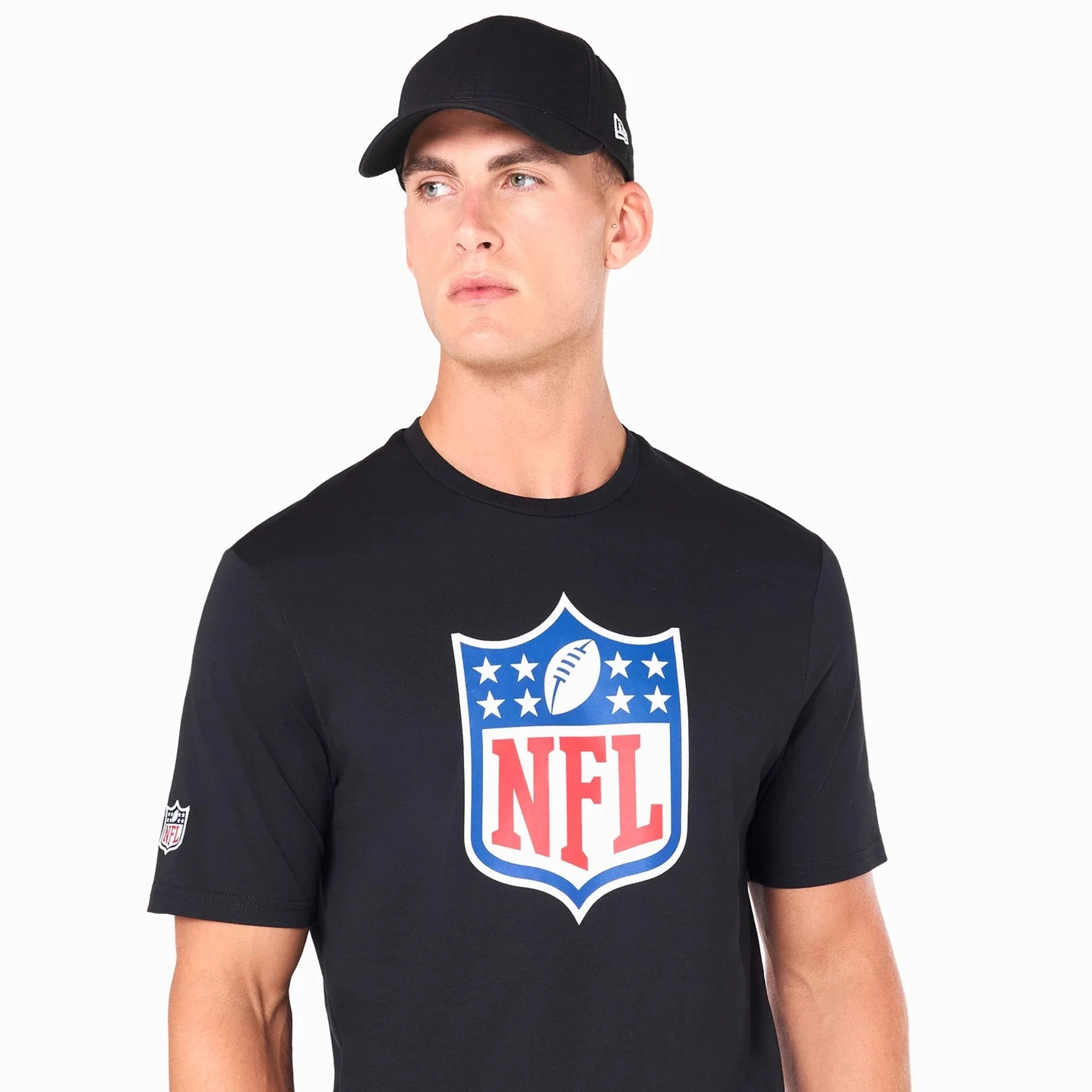 NFL Shield Logo NFL Black T-Shirt - Image 2